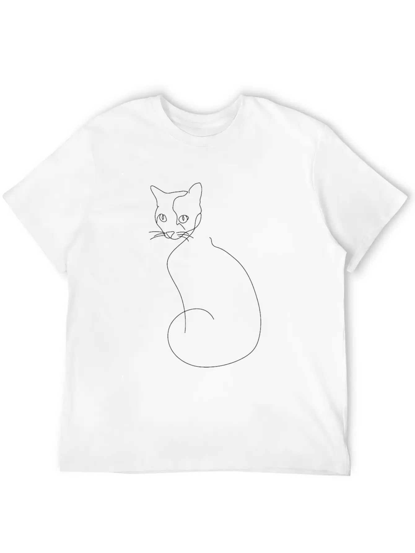 Line Art Stylish Everyday T-Shirt – Unisex Basic Cotton Tee