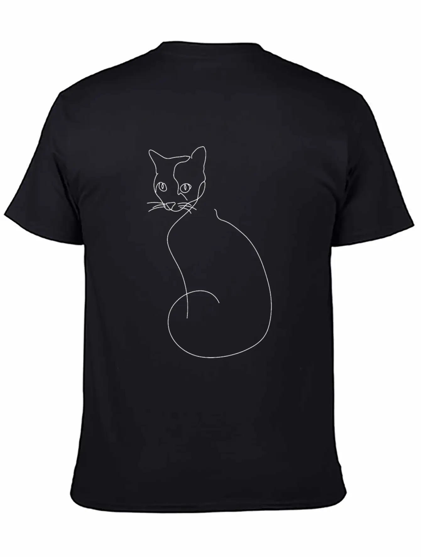 Line Art Stylish Everyday T-Shirt – Unisex Basic Cotton Tee
