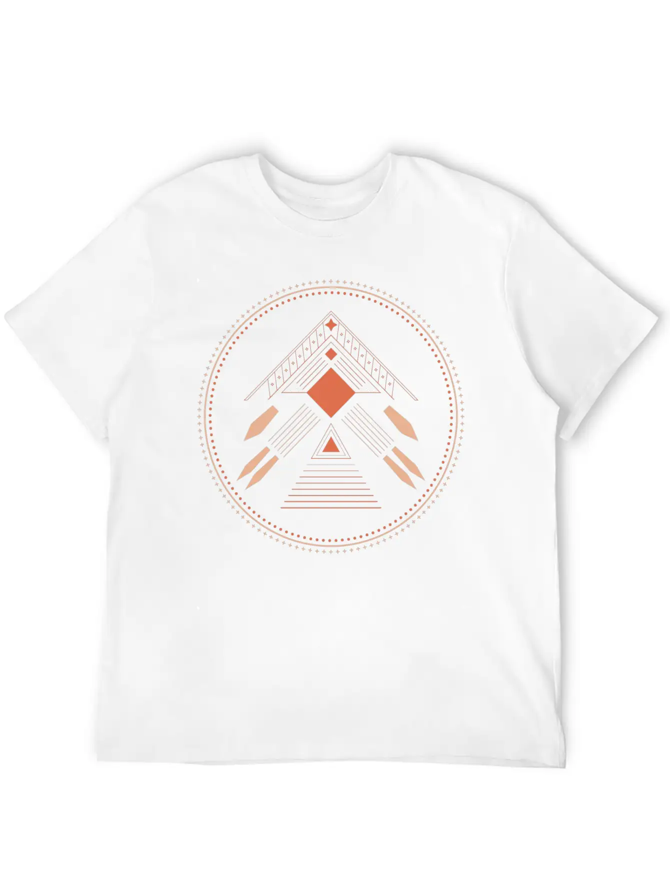 Line Art Unisex Cotton Tee – Relaxed Fit For Any Occasion
