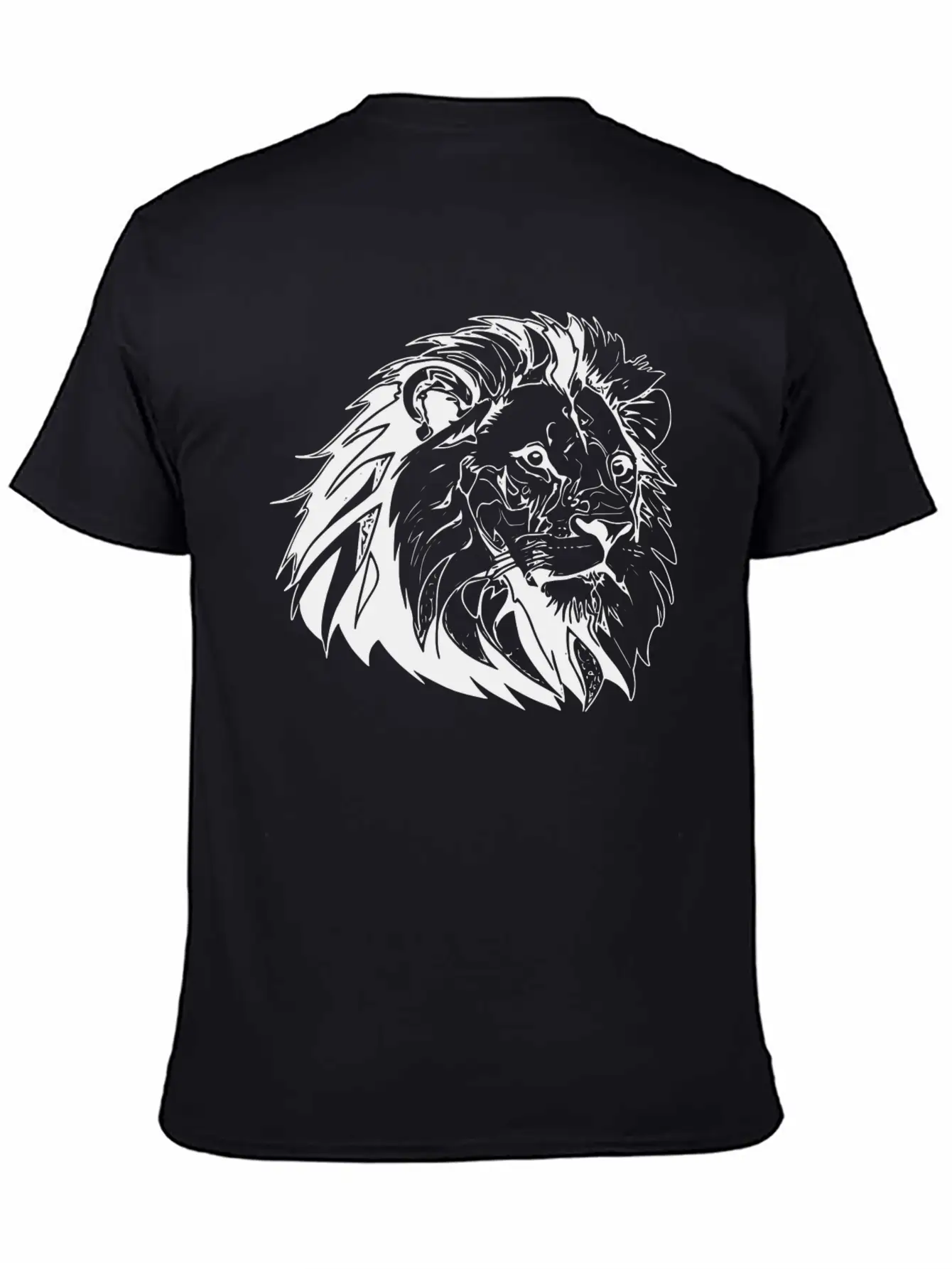Lion Face Relaxed Everyday Tee – Lightweight And Durable Cotton