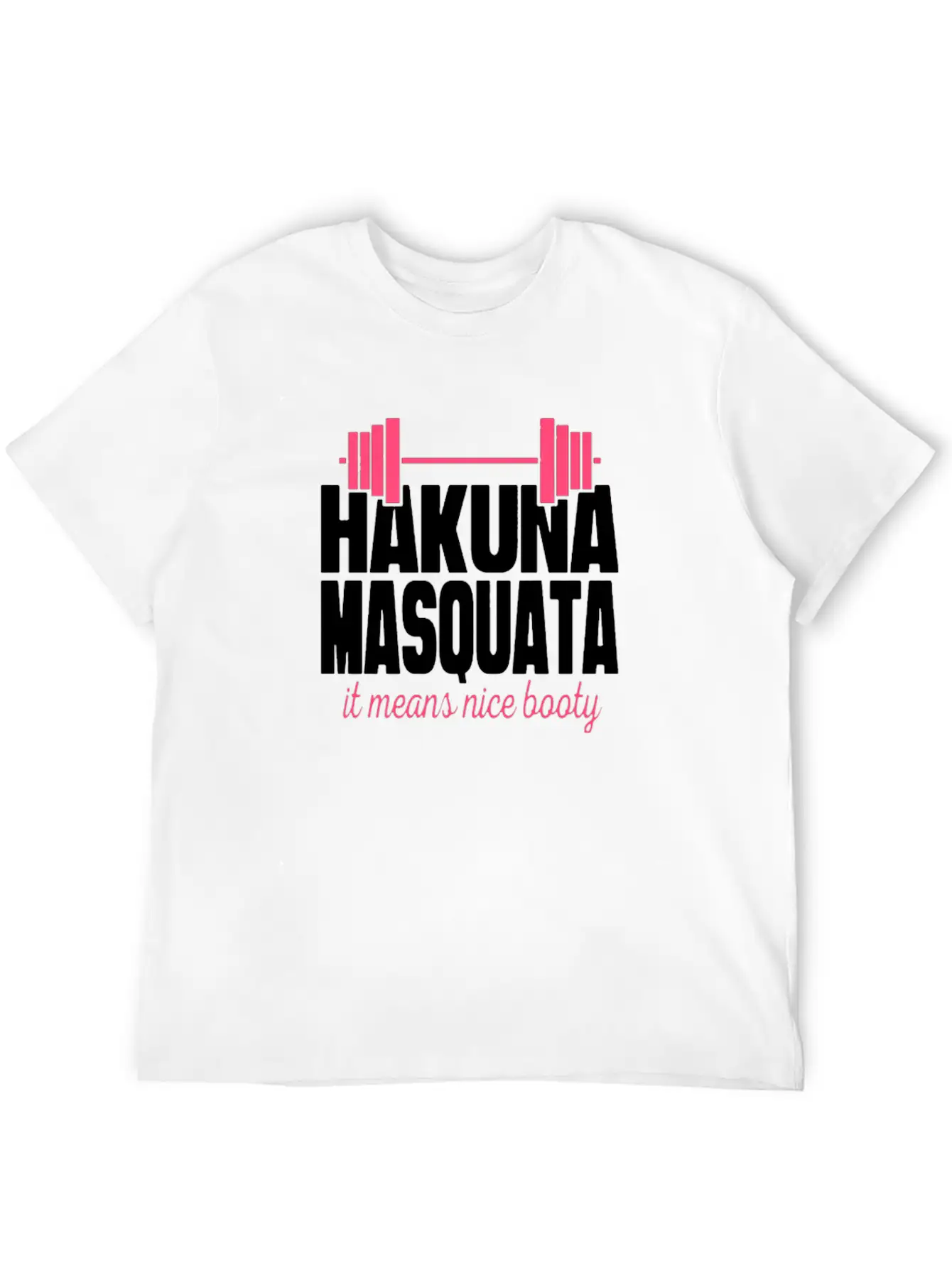 Lion King Gym - Hakuna Masquata Nice Booty Classic Cotton Tee – Unisex Comfort For Any Season