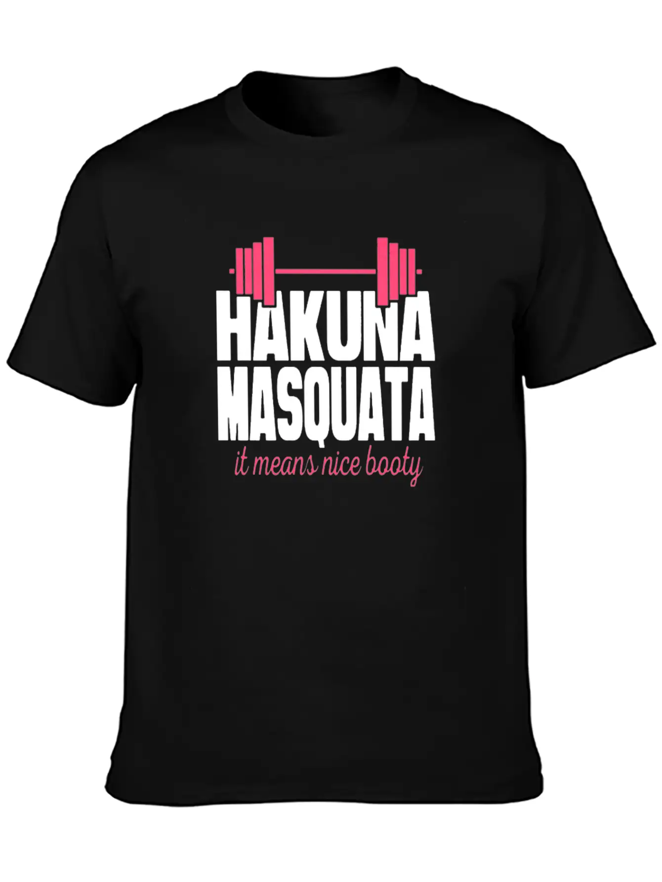 Lion King Gym - Hakuna Masquata Nice Booty Classic Cotton Tee – Unisex Comfort For Any Season