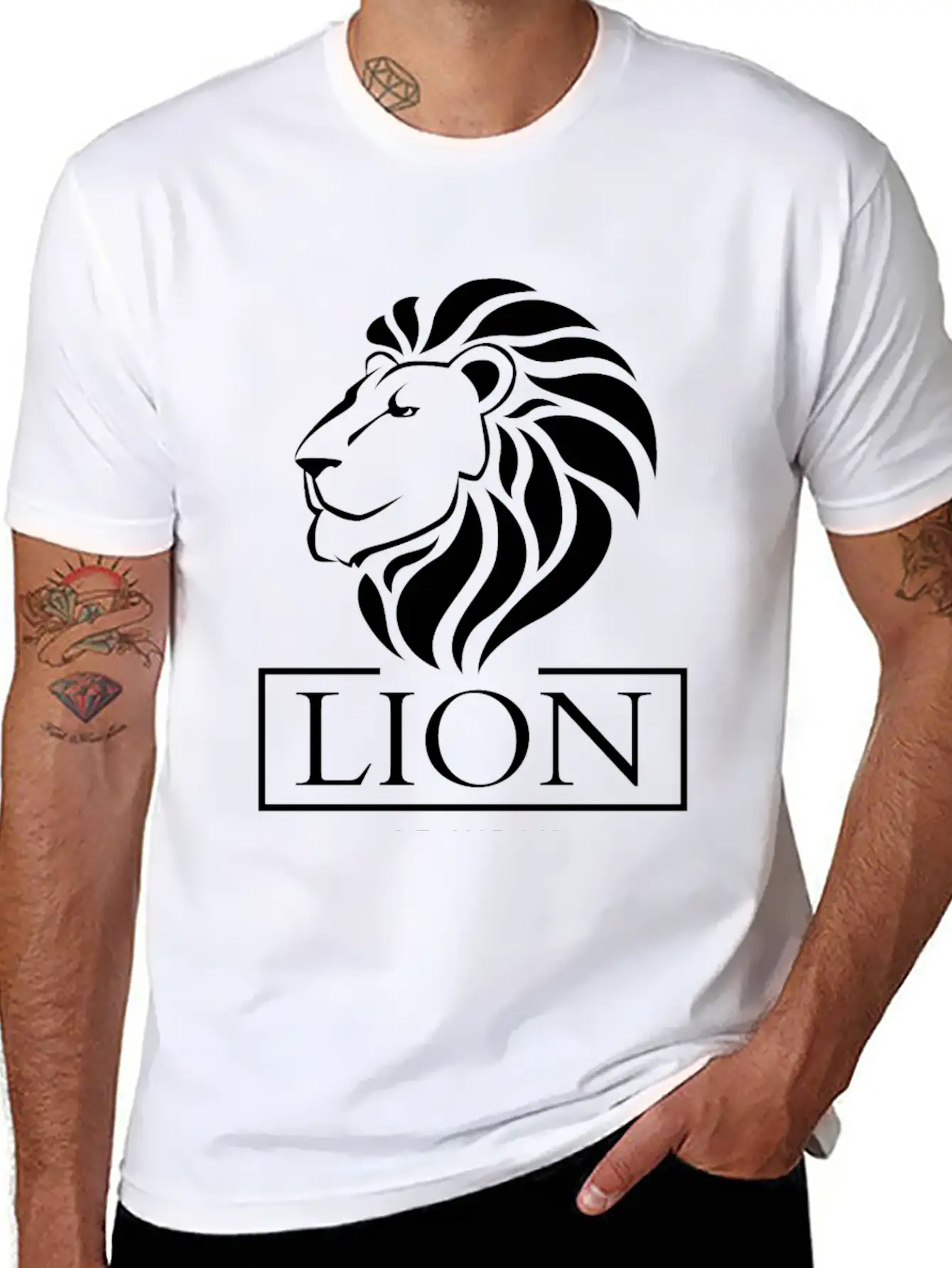 Lion Of Judah - Livity - Rastafari - Reggae Roots Stylish Everyday T-Shirt – Unisex Basic Cotton Tee