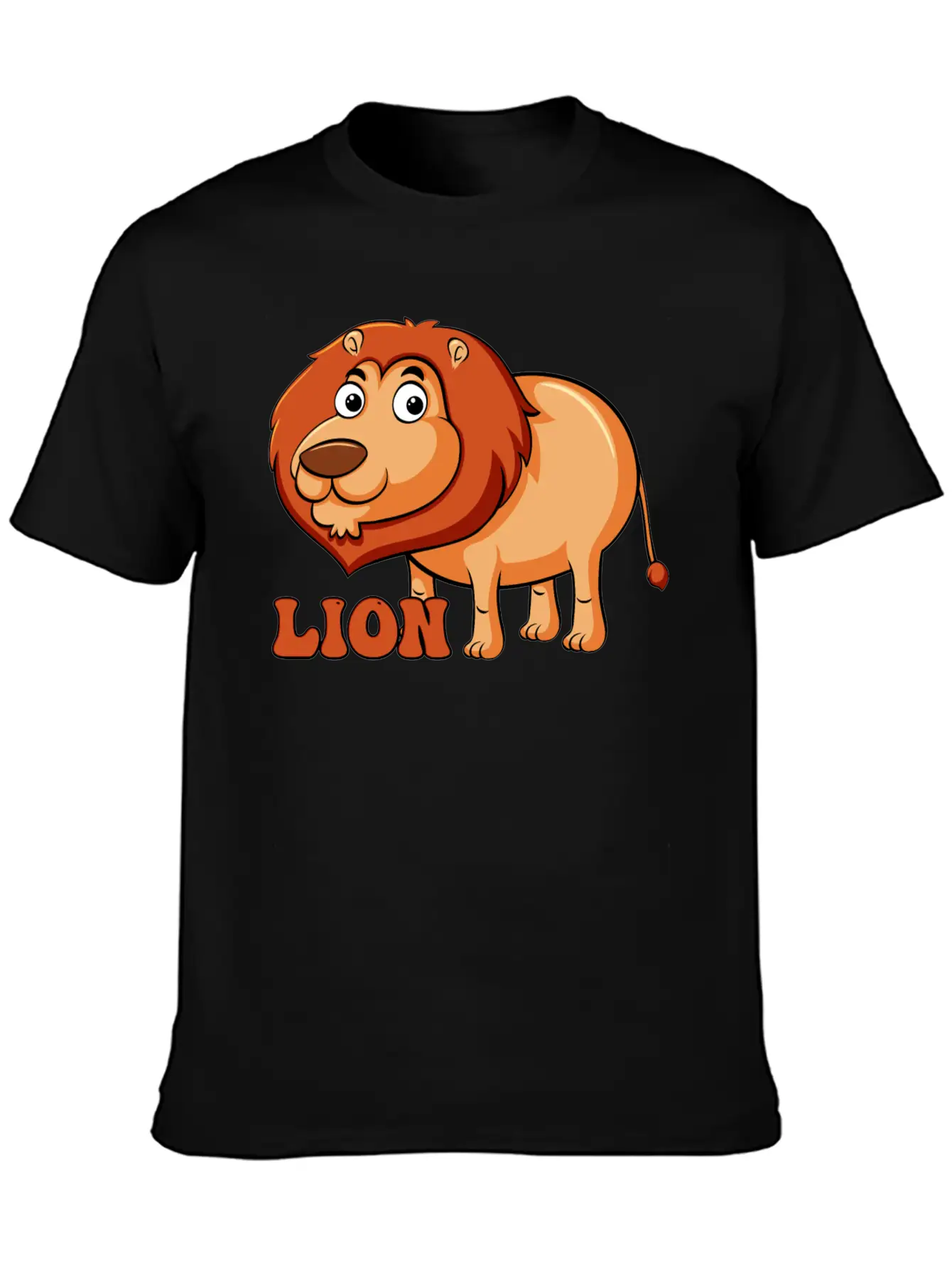 Lion Stylish Everyday T-Shirt – Unisex Basic Cotton Tee