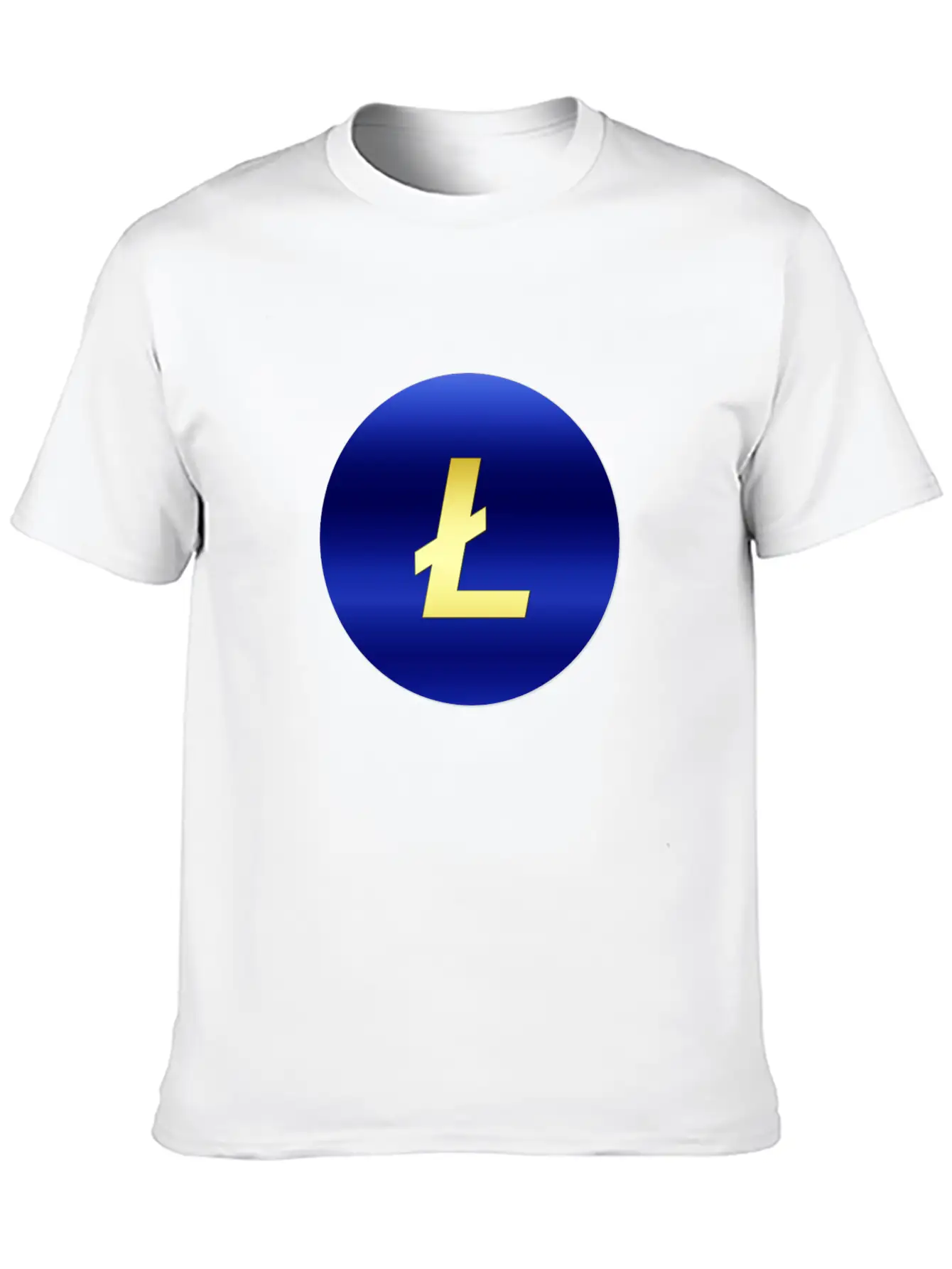 Litecoin Logo 3D Blue Classic Cotton Tee – Unisex Comfort For Any Season