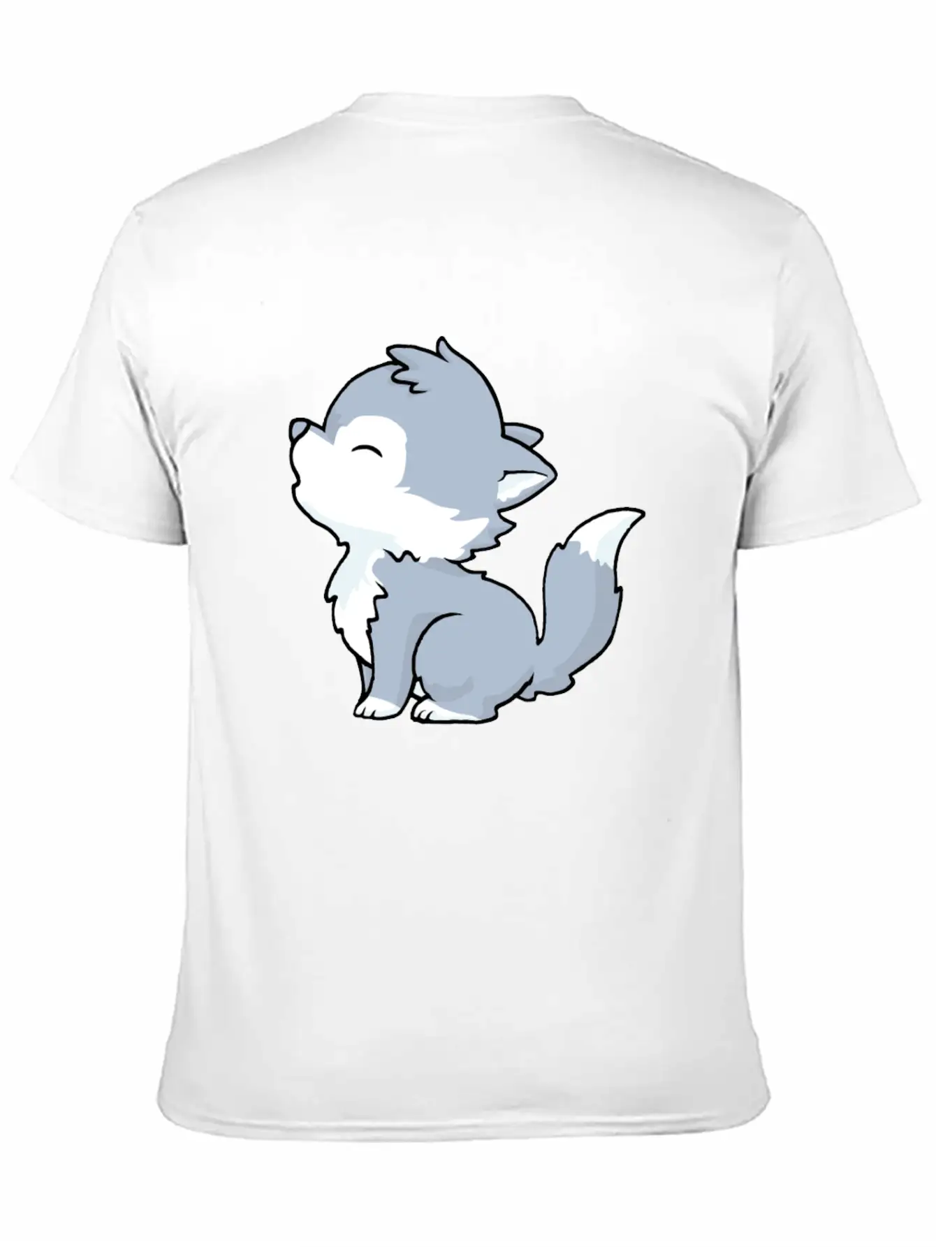Little Wolf Basic Graphic T-Shirt – Daily Comfort In Soft Cotton