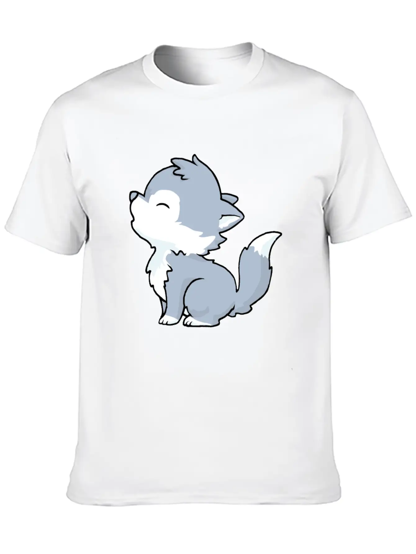 Little Wolf Basic Graphic T-Shirt – Daily Comfort In Soft Cotton