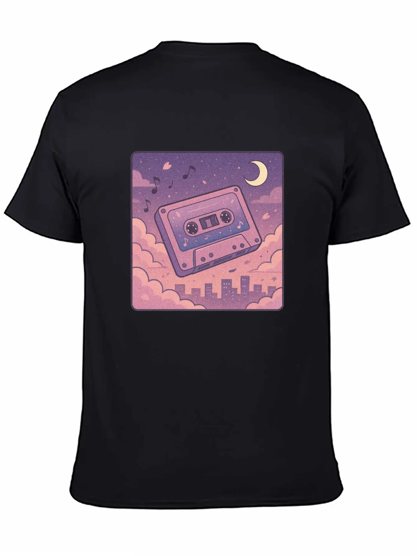 Lo Fi Cassette Lightweight Cotton T-Shirt – Daily Comfort Graphic Shirt