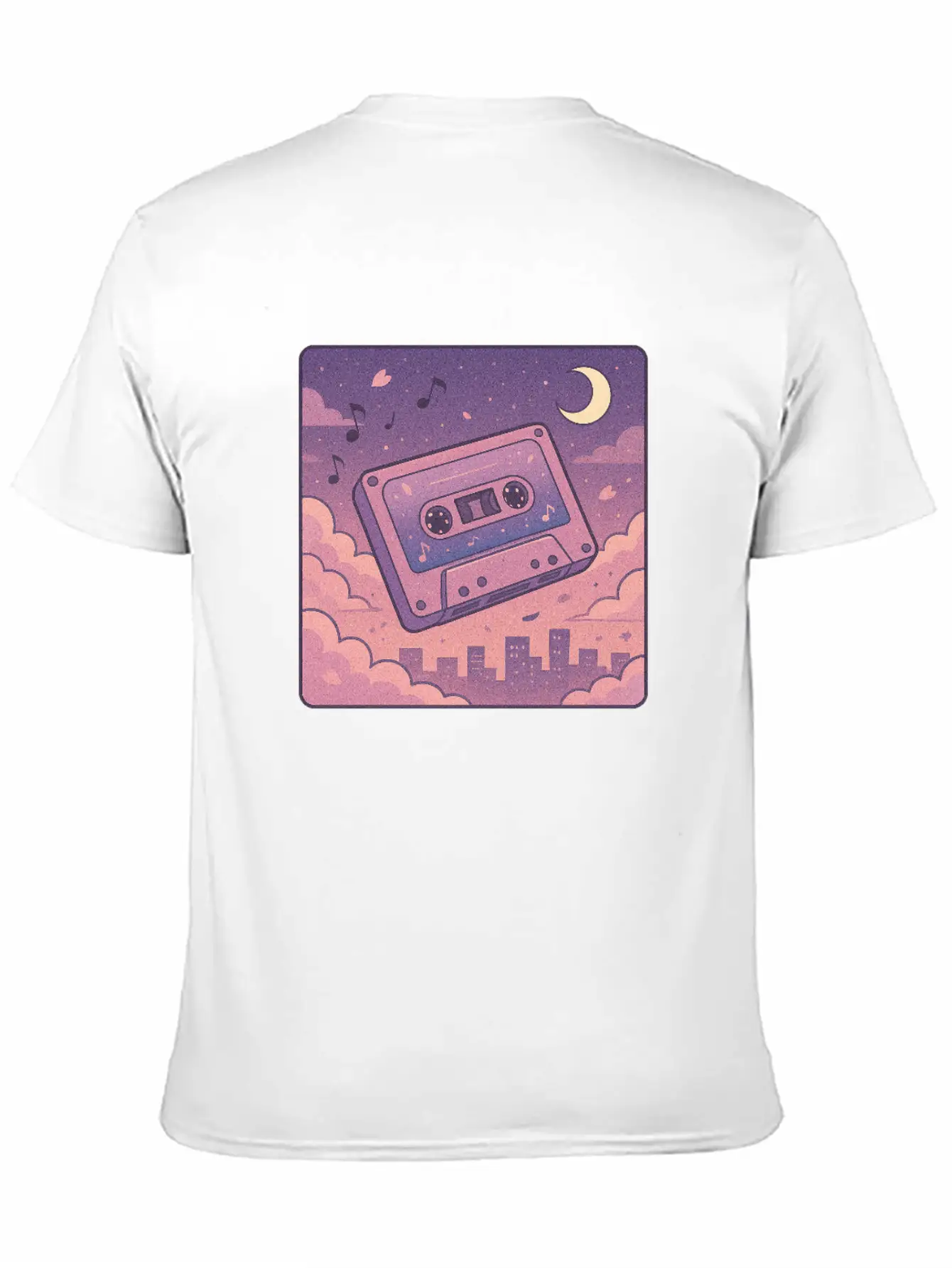 Lo Fi Cassette Lightweight Cotton T-Shirt – Daily Comfort Graphic Shirt
