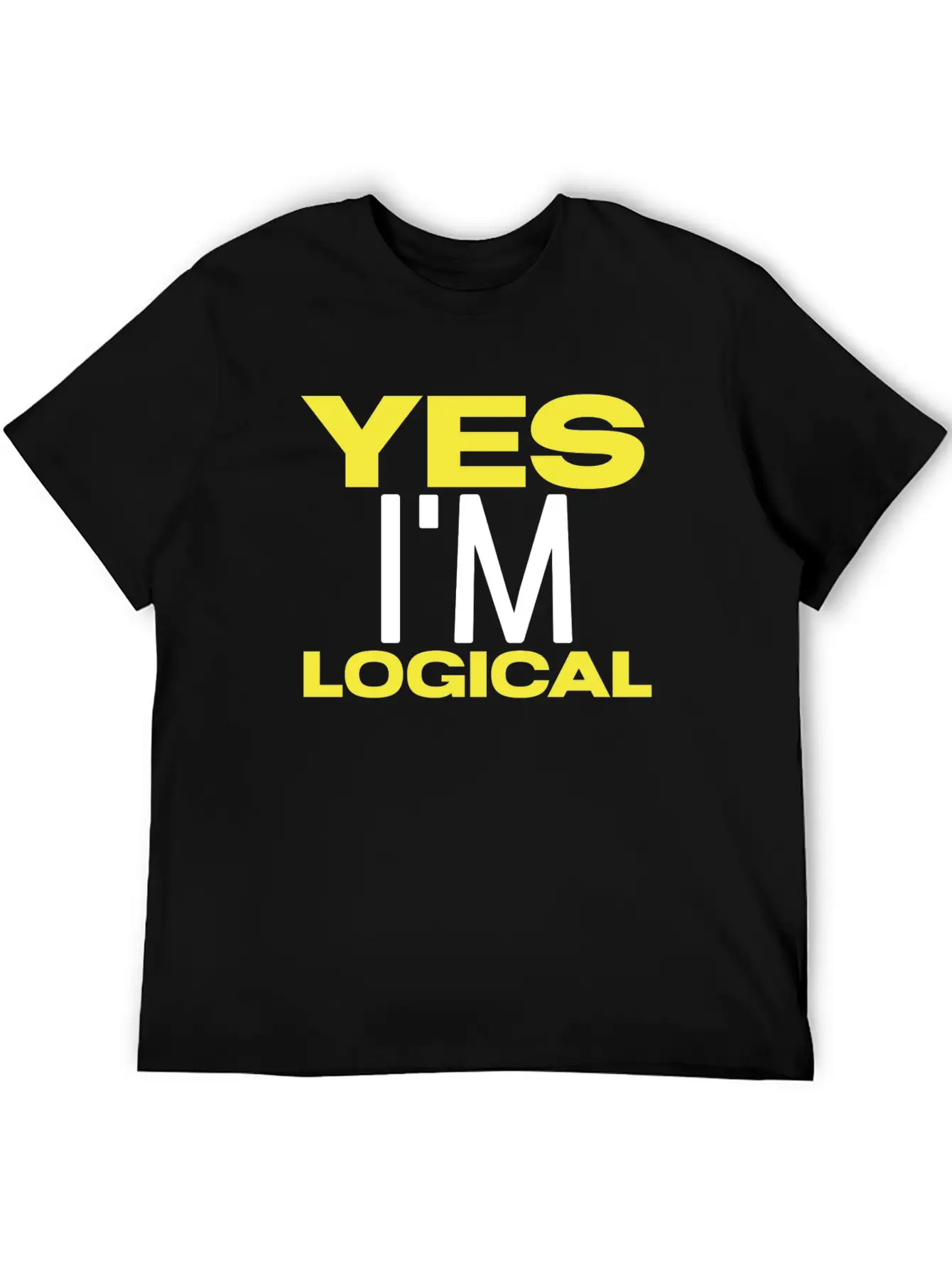 Logical Unisex Cotton Tee – Relaxed Fit For Any Occasion
