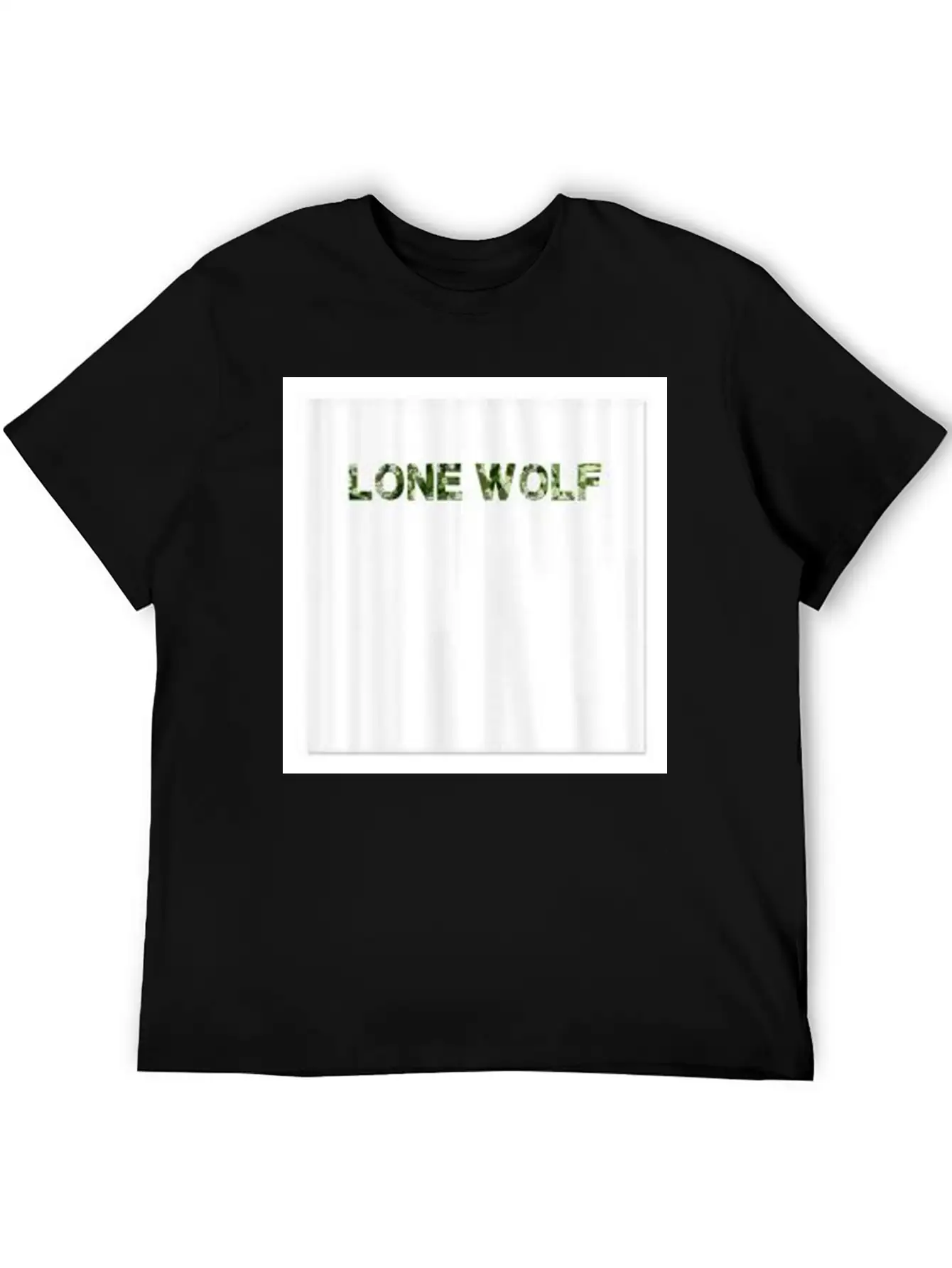 LONE WOLF (GREEN AN WHITE PRINT) Unisex Casual T-Shirt – Clean Design For Daily Comfort
