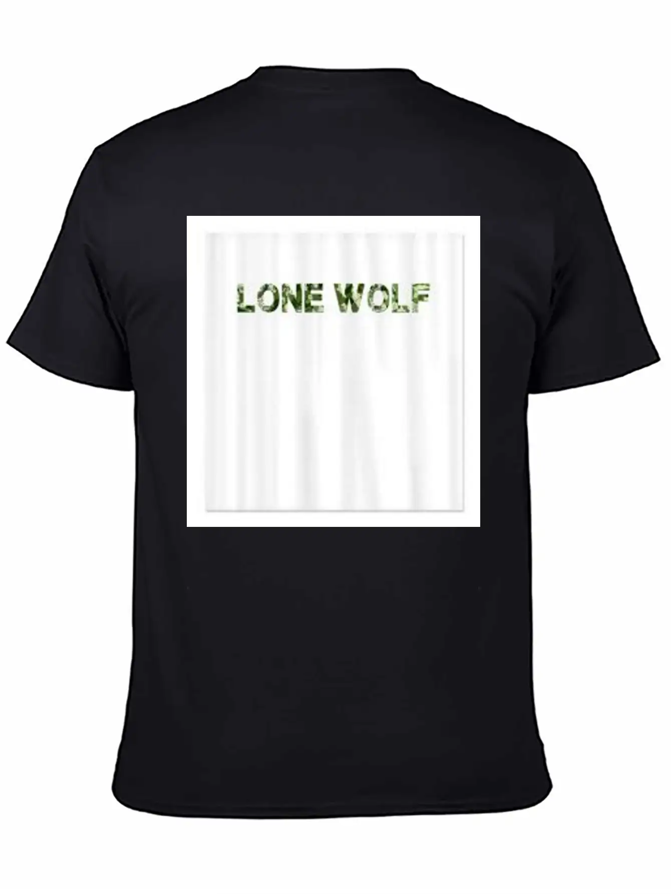 LONE WOLF (GREEN AN WHITE PRINT) Unisex Casual T-Shirt – Clean Design For Daily Comfort