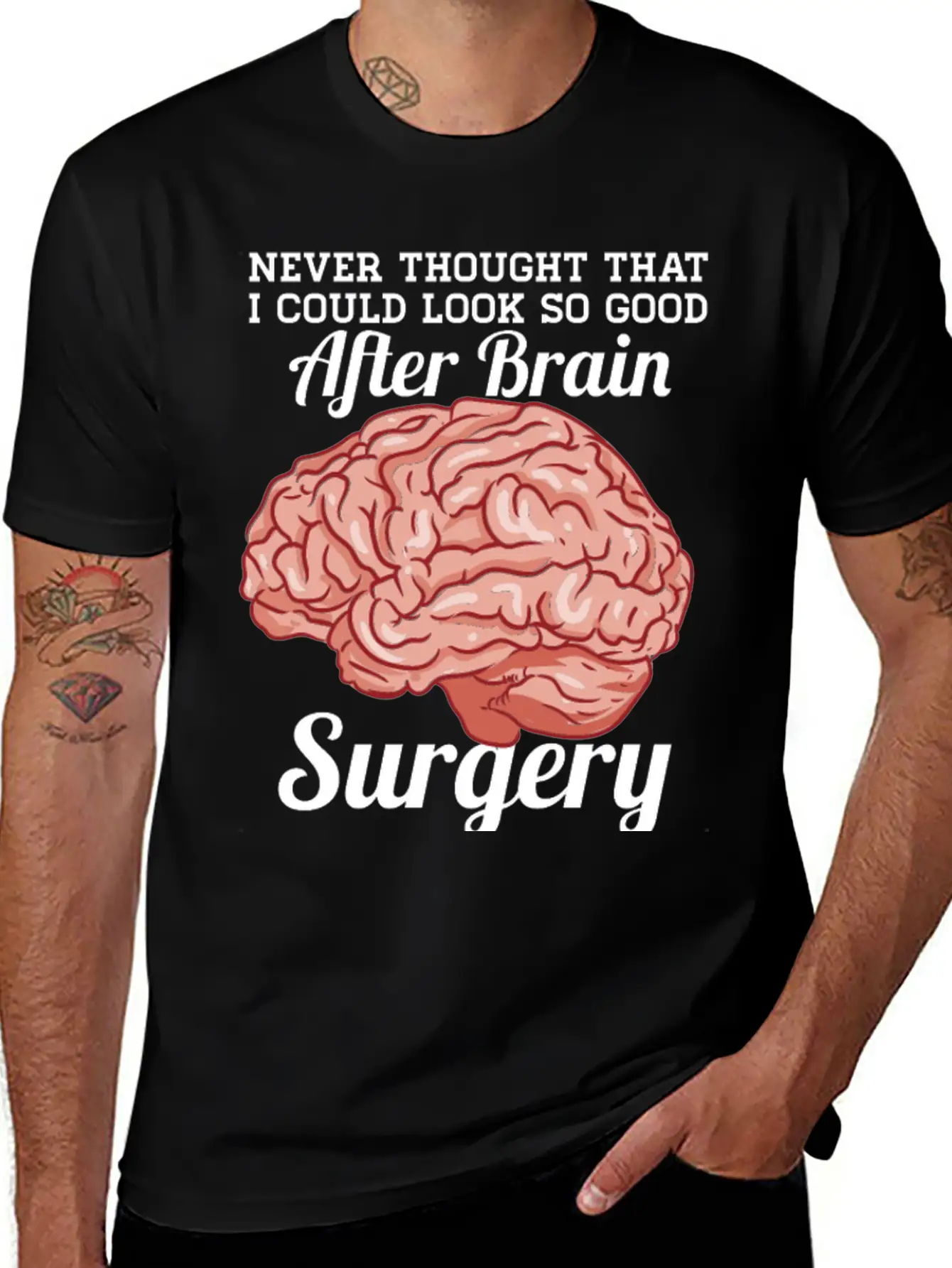 Look Good After Brain Surgery Relaxed Everyday Tee – Lightweight And Durable Cotton