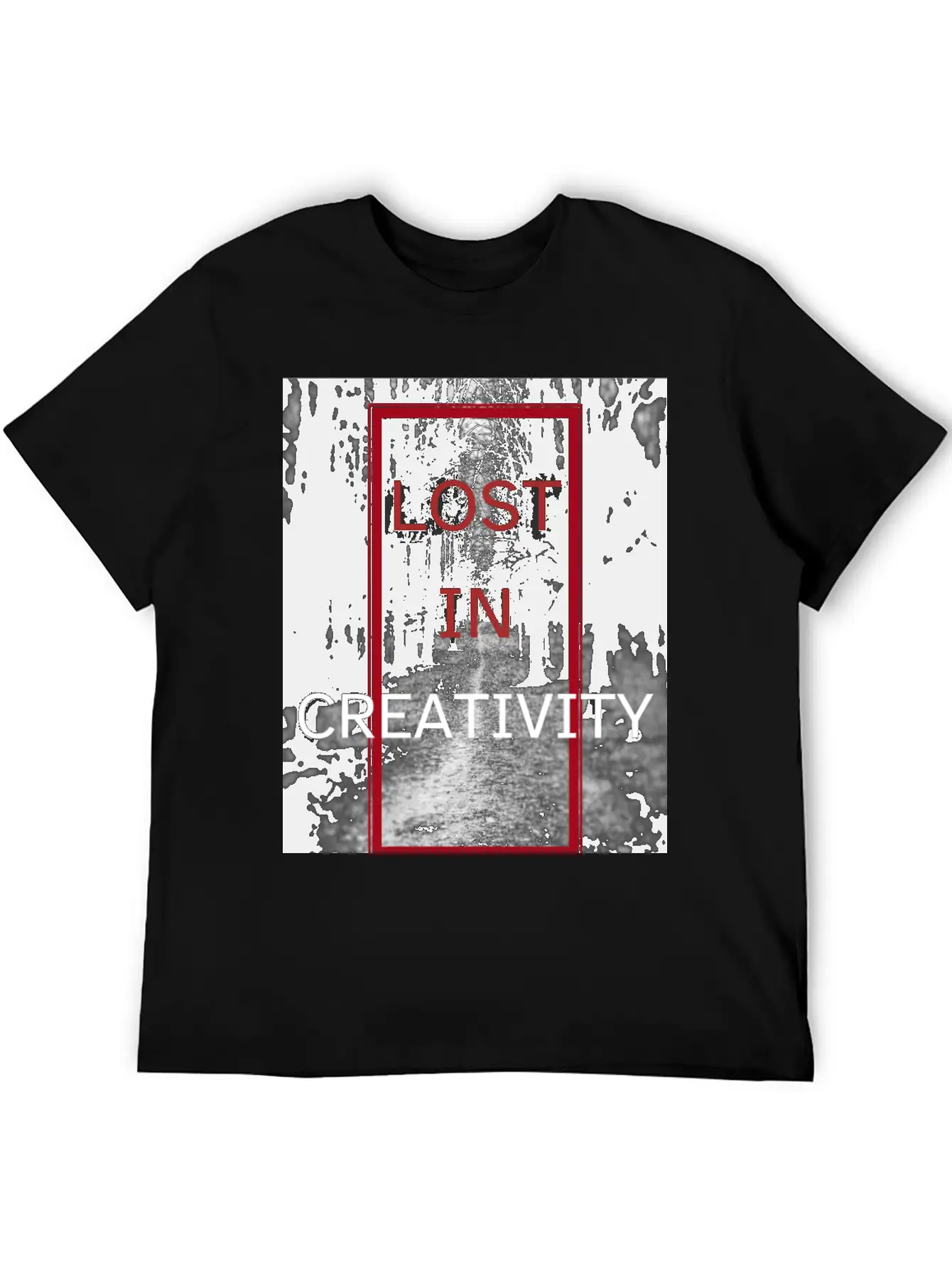 Lost In Creativity Essential Cotton Tee For Daily Outfits – Unisex Style