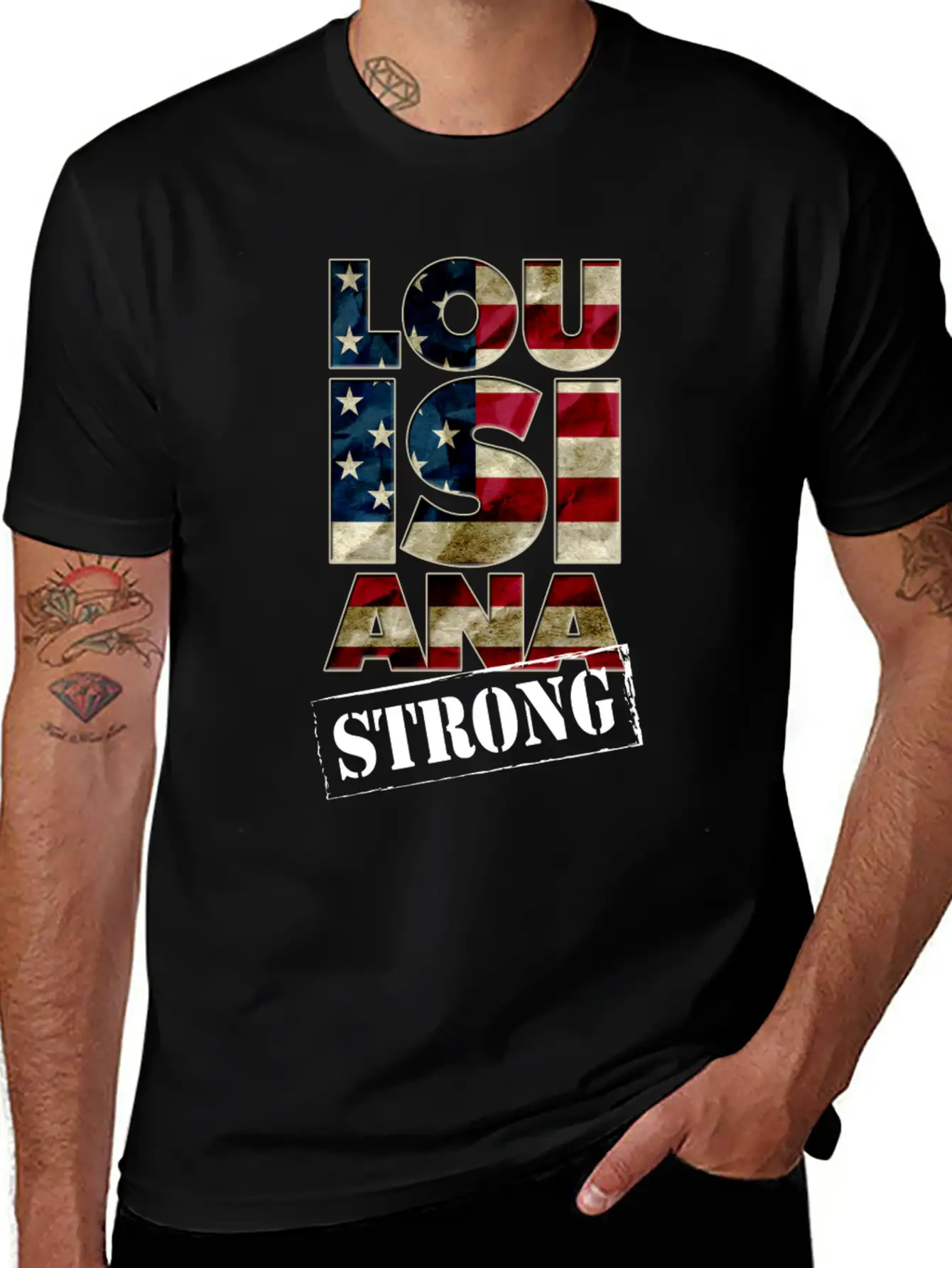 Louisiana Strong Stylish Everyday T-Shirt – Unisex Basic Cotton Tee