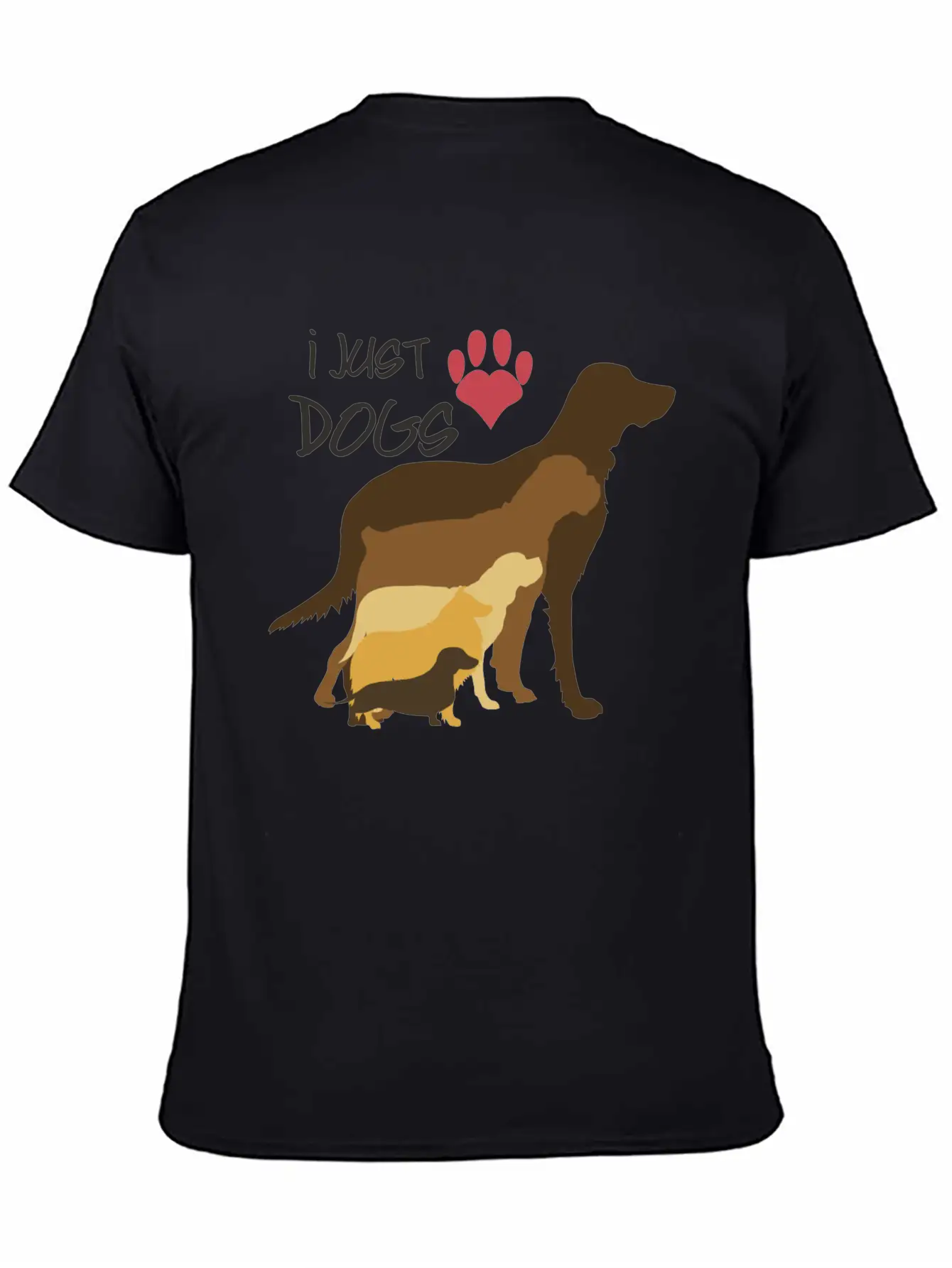 Love Dogs Basic Graphic T-Shirt – Daily Comfort In Soft Cotton
