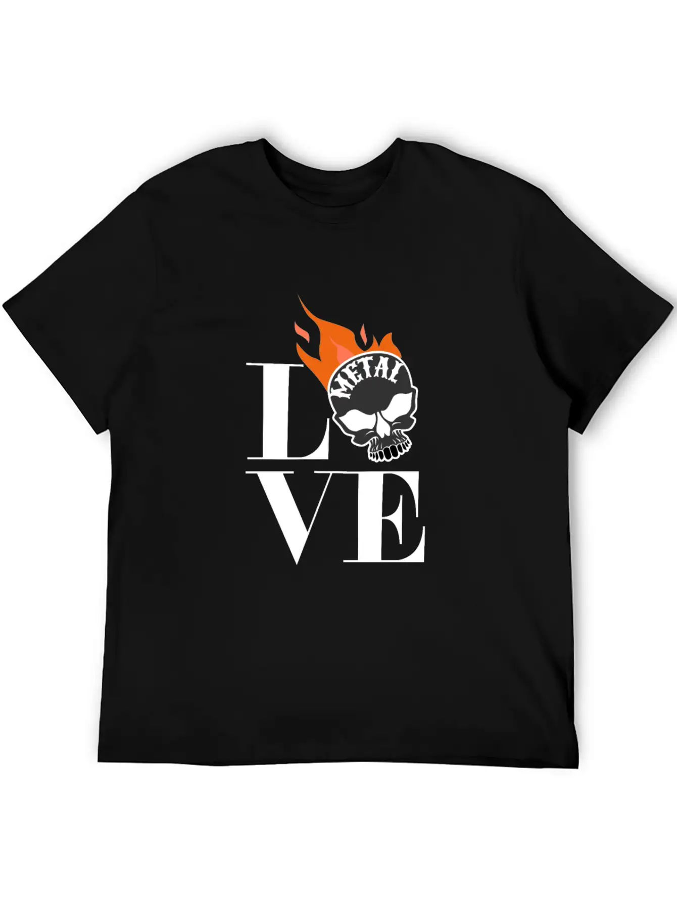 Love Heavy Metal Stylish Everyday T-Shirt – Unisex Basic Cotton Tee