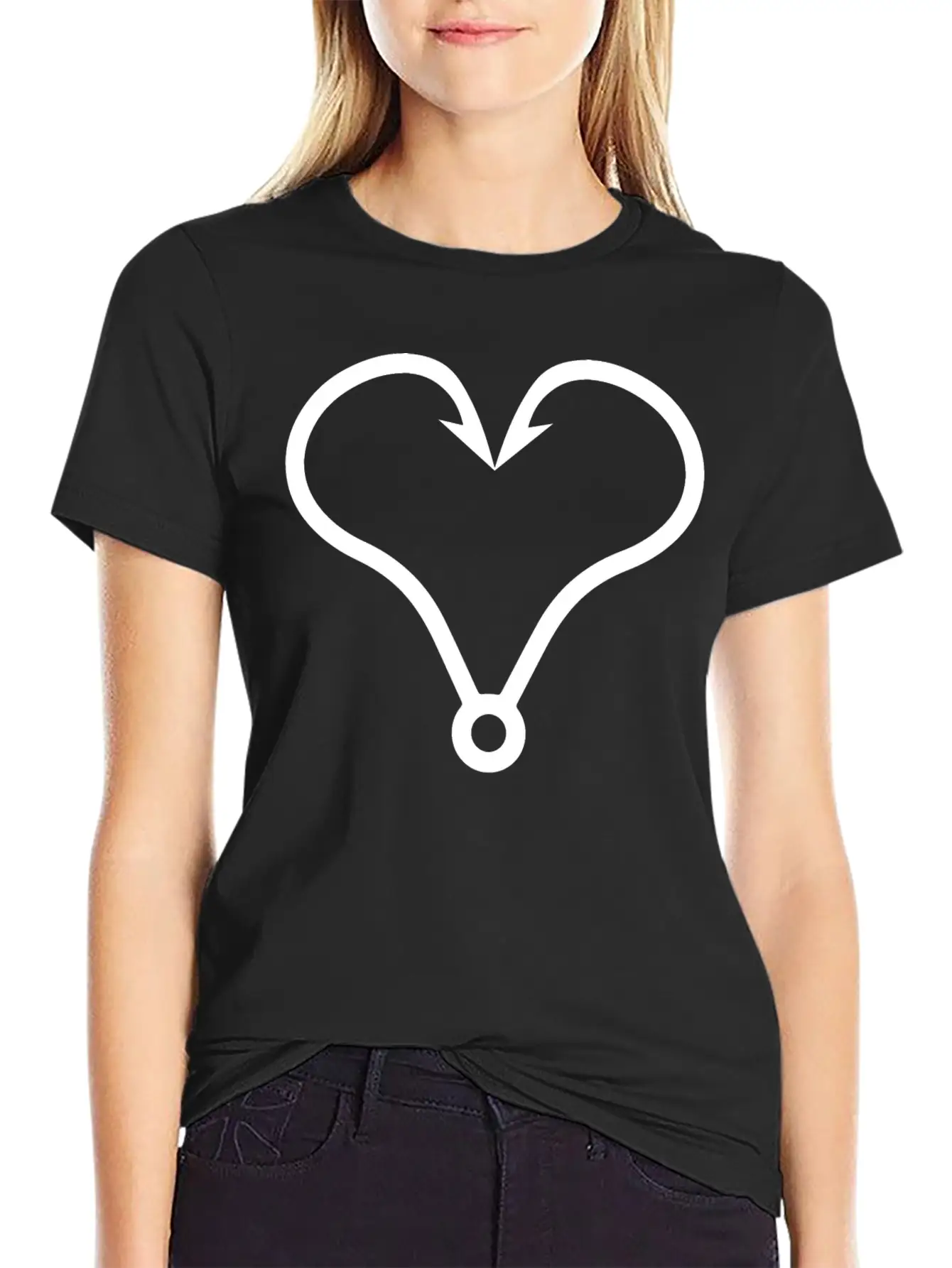 Love Hook Basic Graphic T-Shirt – Daily Comfort In Soft Cotton