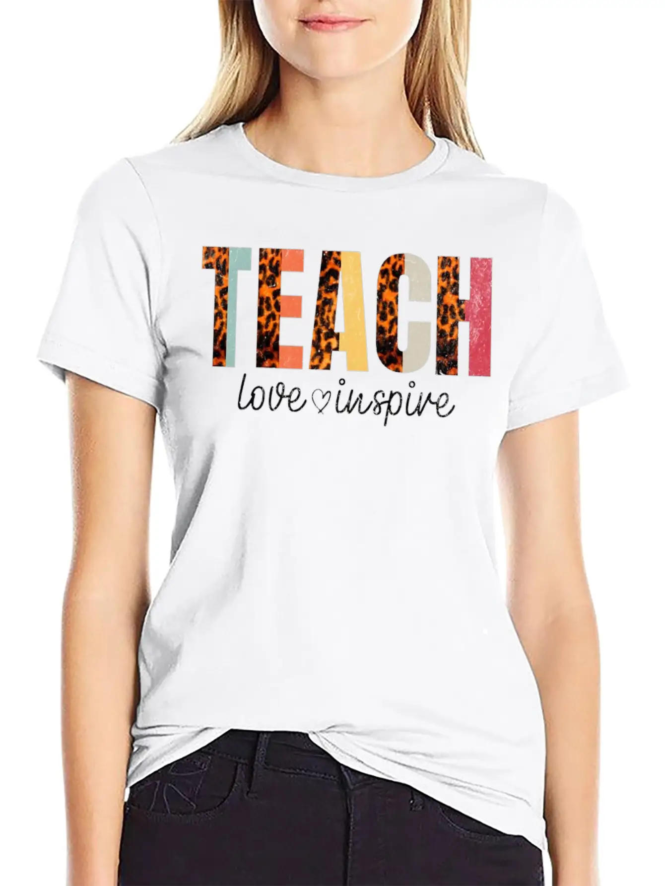Love & Inspire Stylish Everyday T-Shirt – Unisex Basic Cotton Tee