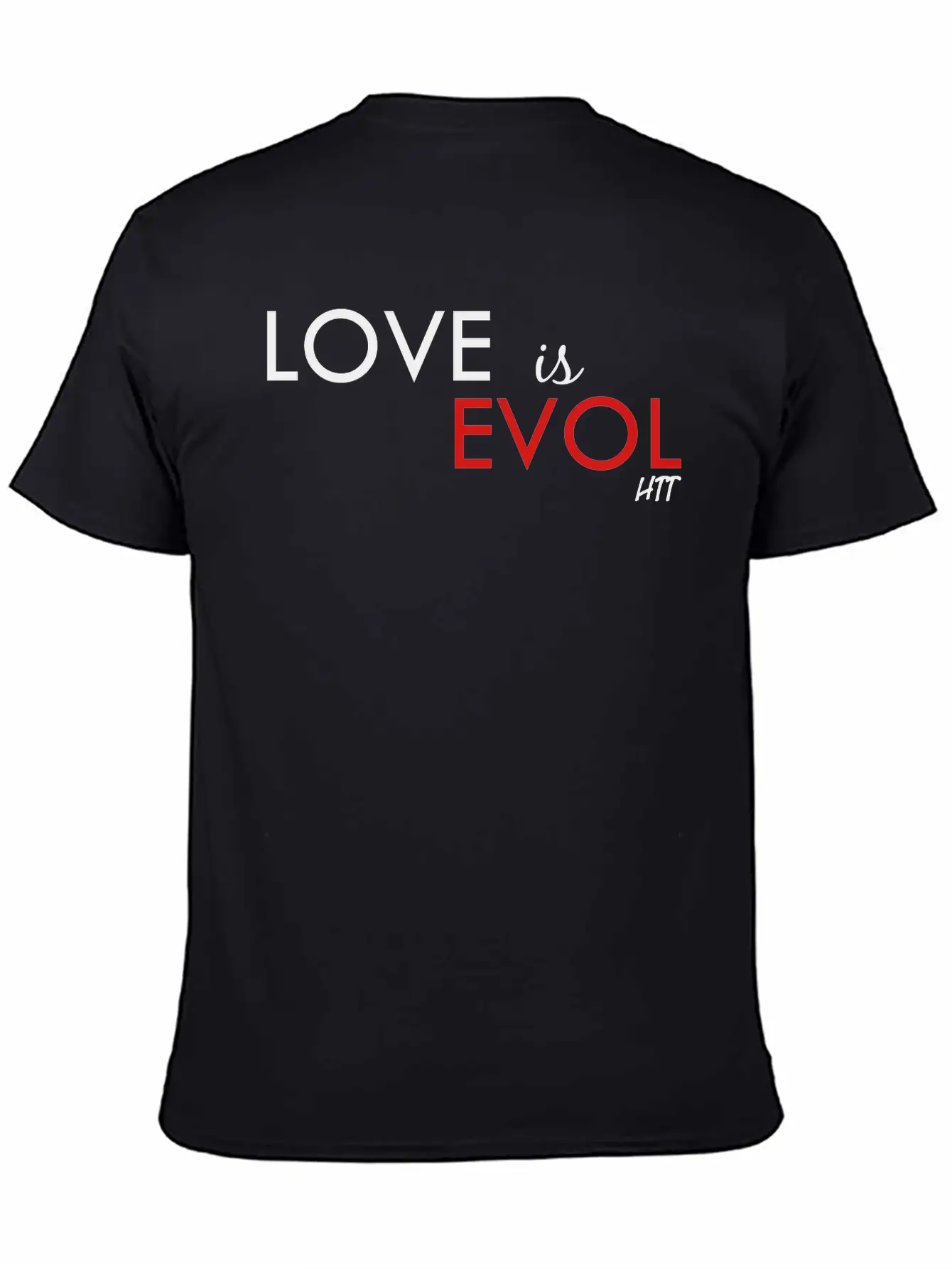 Love Is Evol Stylish Everyday T-Shirt – Unisex Basic Cotton Tee