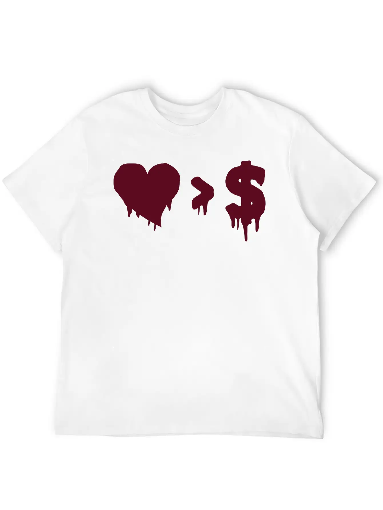 Love Money Casual Graphic T-Shirt – Simple And Comfortable Daily Wear