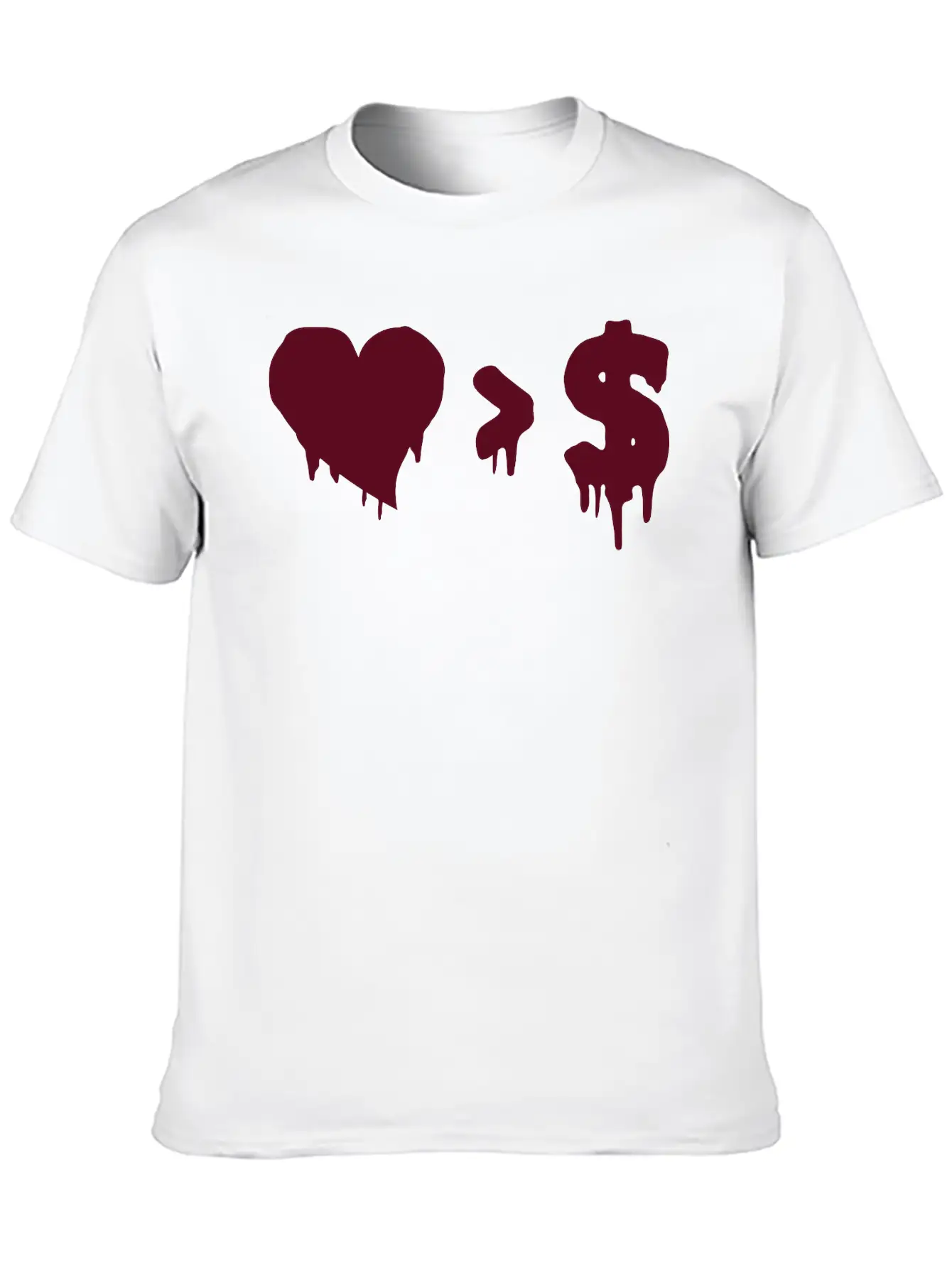Love Money Casual Graphic T-Shirt – Simple And Comfortable Daily Wear