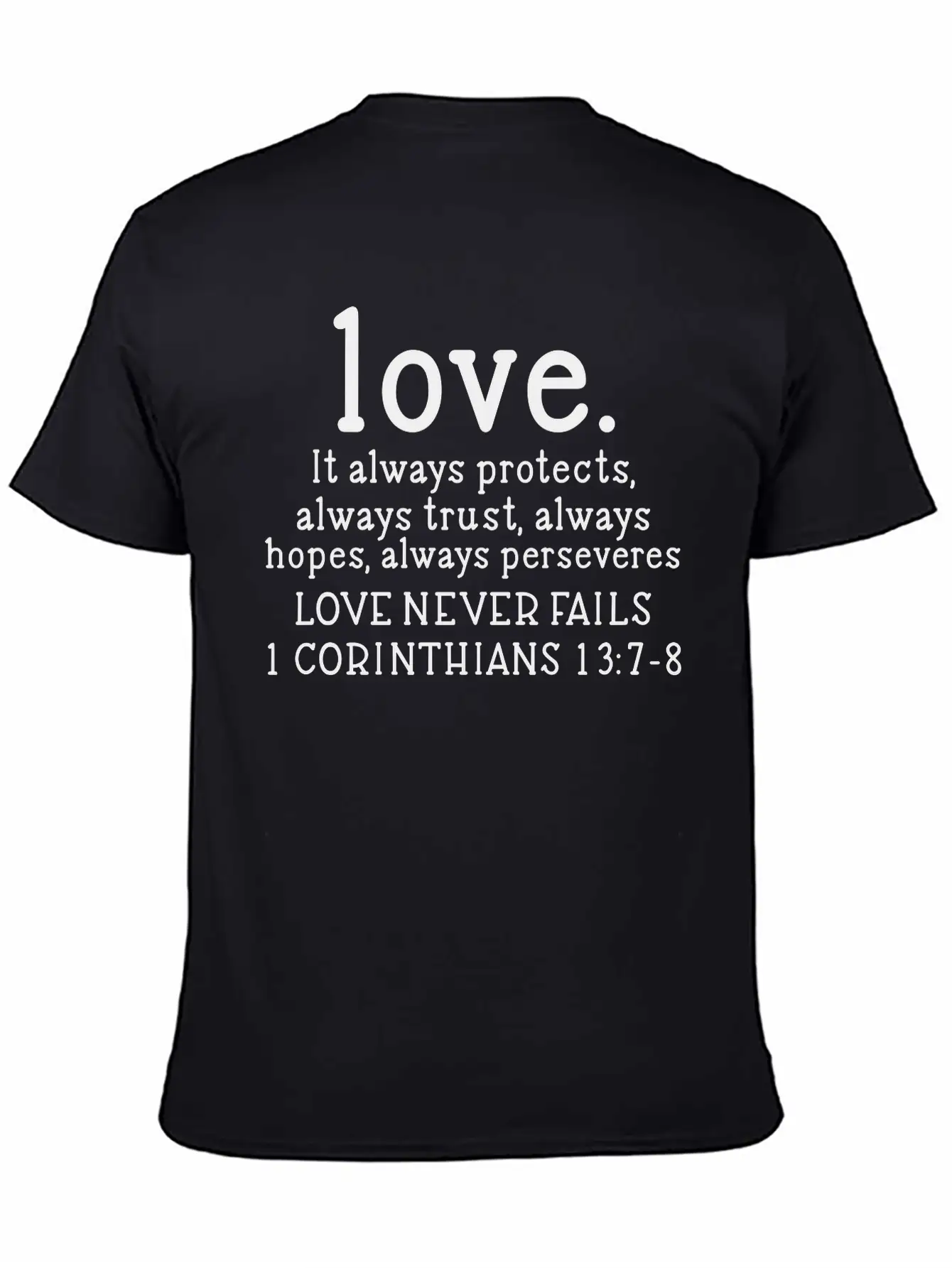 Love Nevers Fails Casual Graphic T-Shirt – Simple And Comfortable Daily Wear