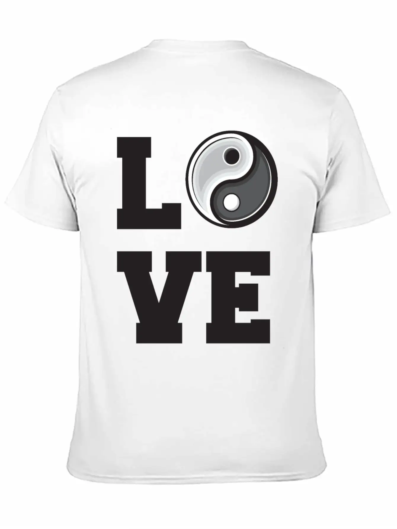 Love Tai Chi Yin Yang Energy Stylish Everyday T-Shirt – Unisex Basic Cotton Tee