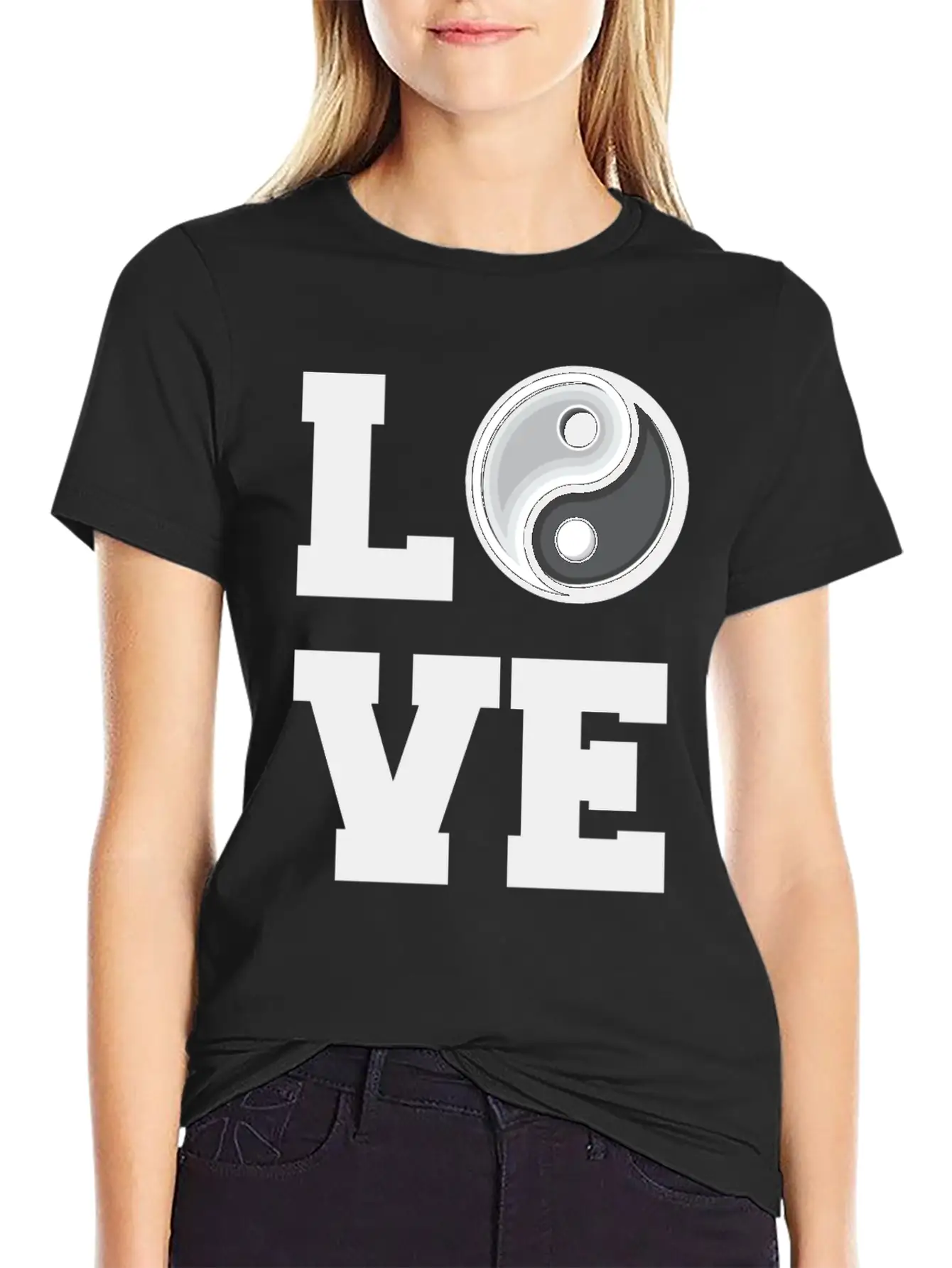 Love Tai Chi Yin Yang Energy Stylish Everyday T-Shirt – Unisex Basic Cotton Tee