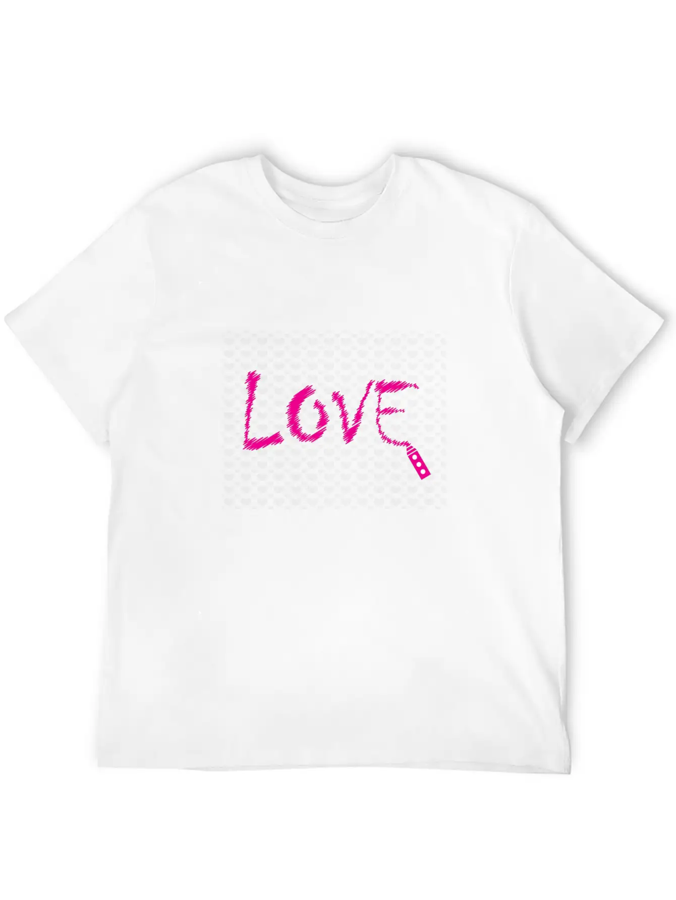 Love Written With Pencil Basic Graphic T-Shirt – Daily Comfort In Soft Cotton
