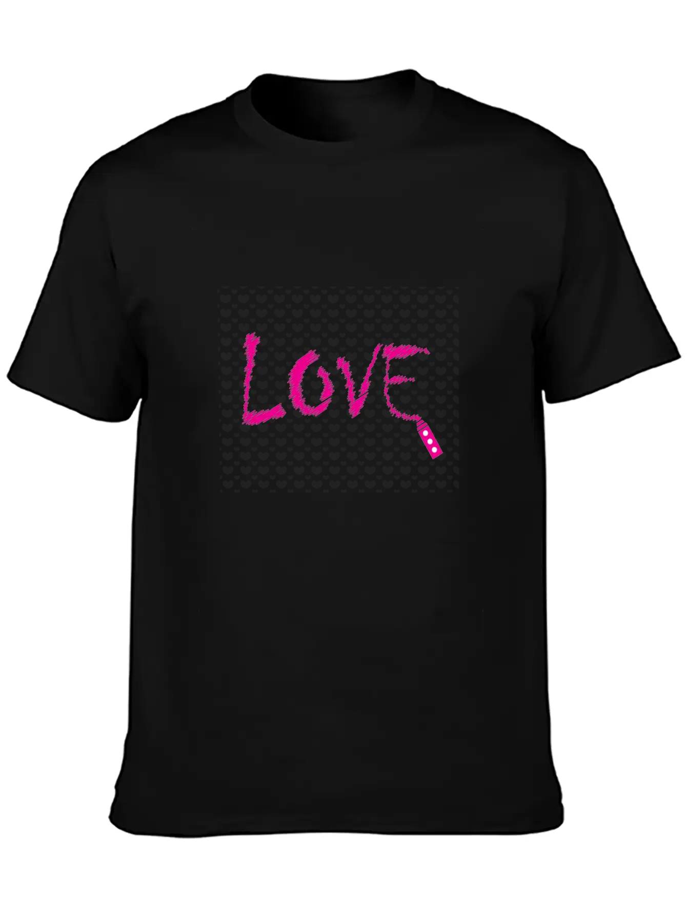 Love Written With Pencil Basic Graphic T-Shirt – Daily Comfort In Soft Cotton
