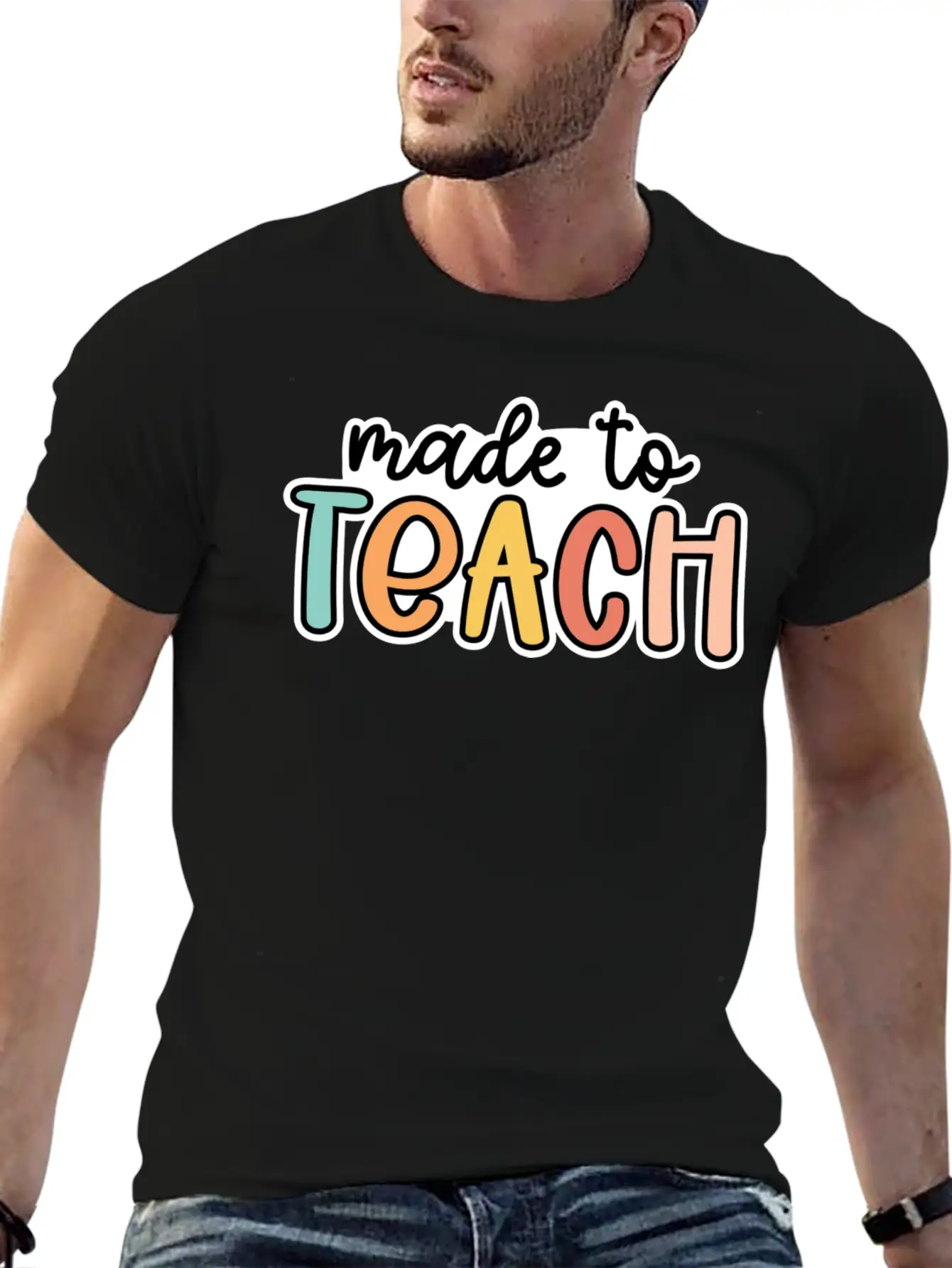 Made To Teach Basic Graphic T-Shirt – Daily Comfort In Soft Cotton