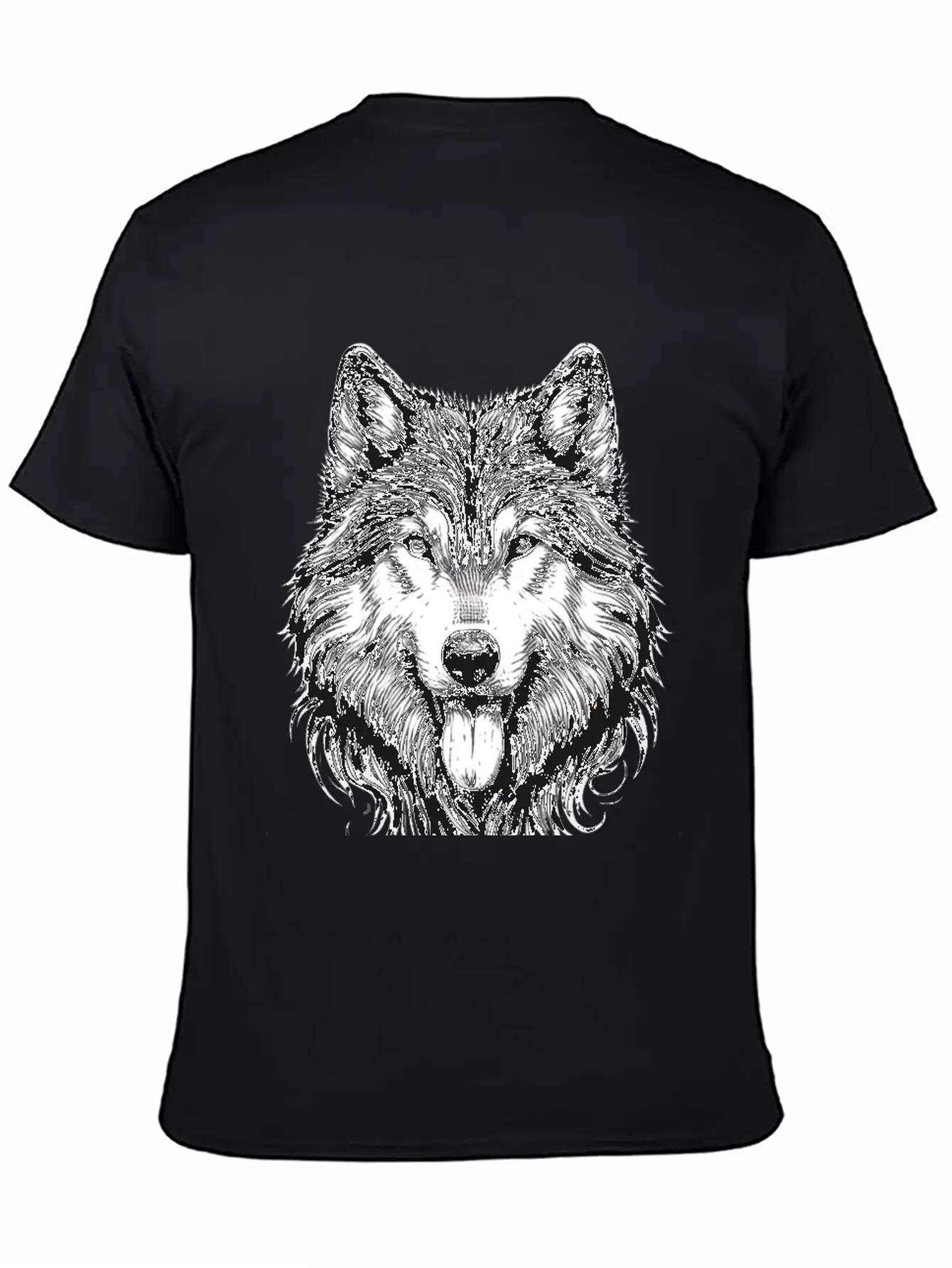 Majestic Wolf #2 Basic Graphic T-Shirt – Daily Comfort In Soft Cotton