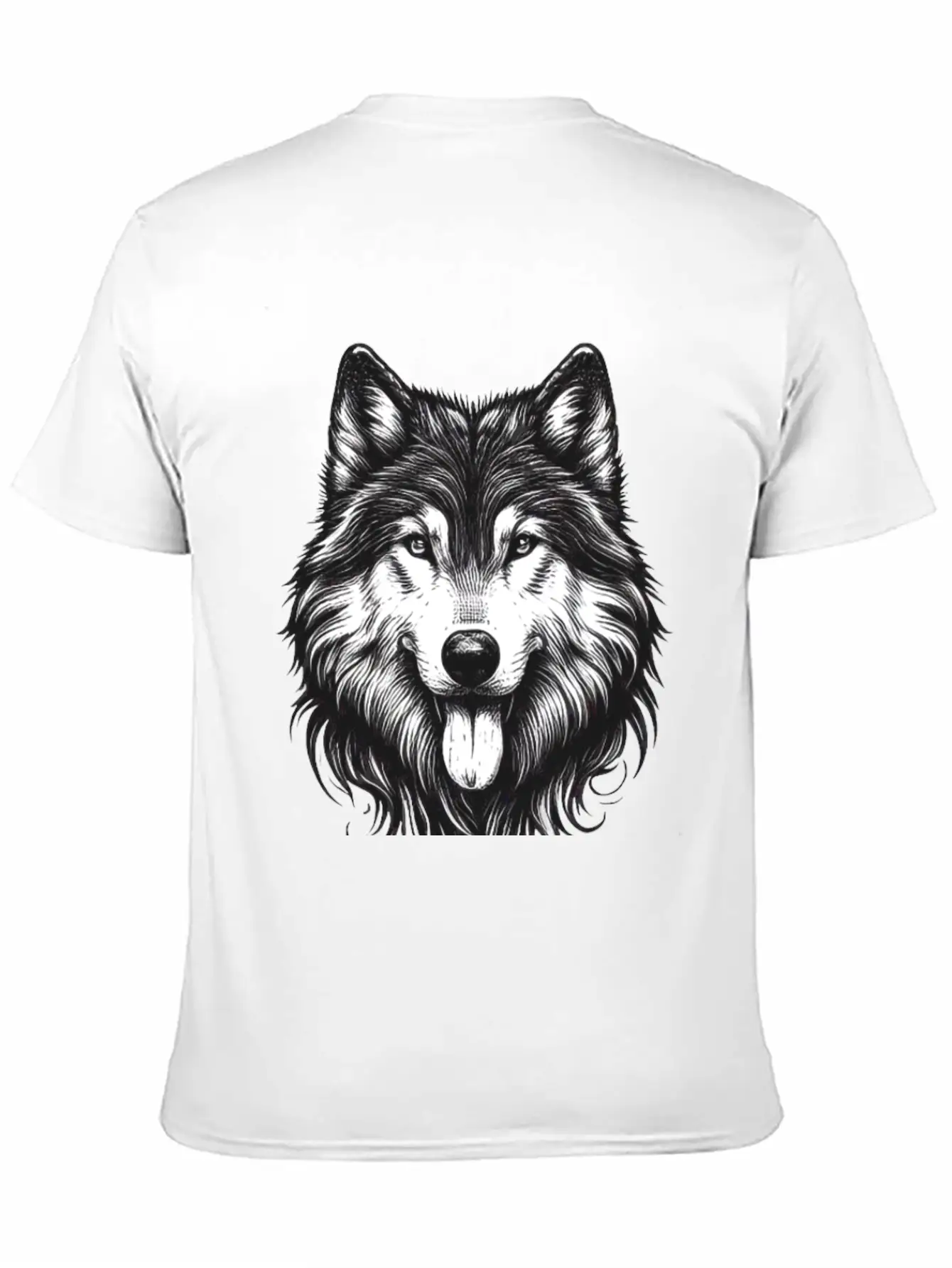 Majestic Wolf #2 Basic Graphic T-Shirt – Daily Comfort In Soft Cotton