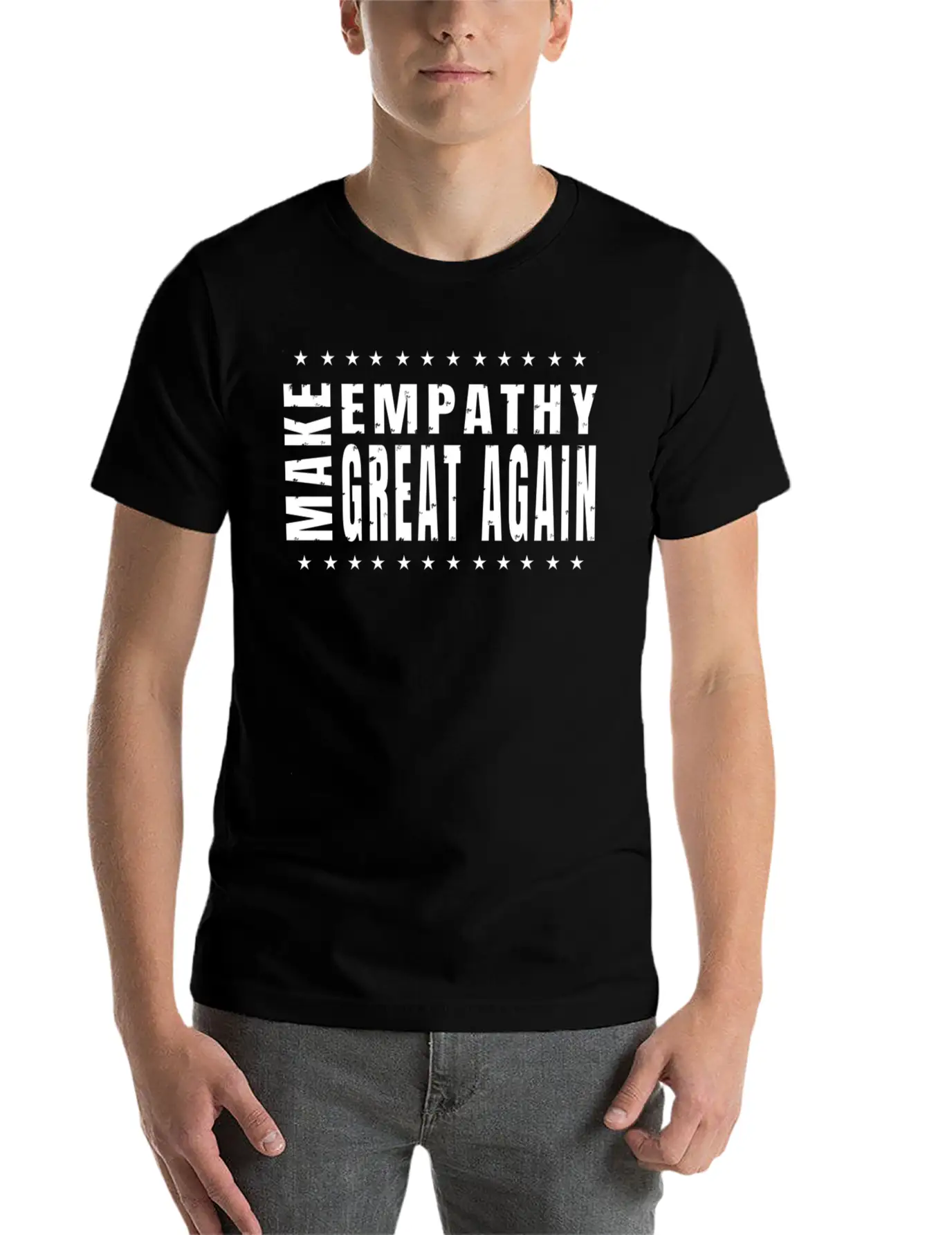 Make Empathy Great Again Basic Graphic T-Shirt – Daily Comfort In Soft Cotton