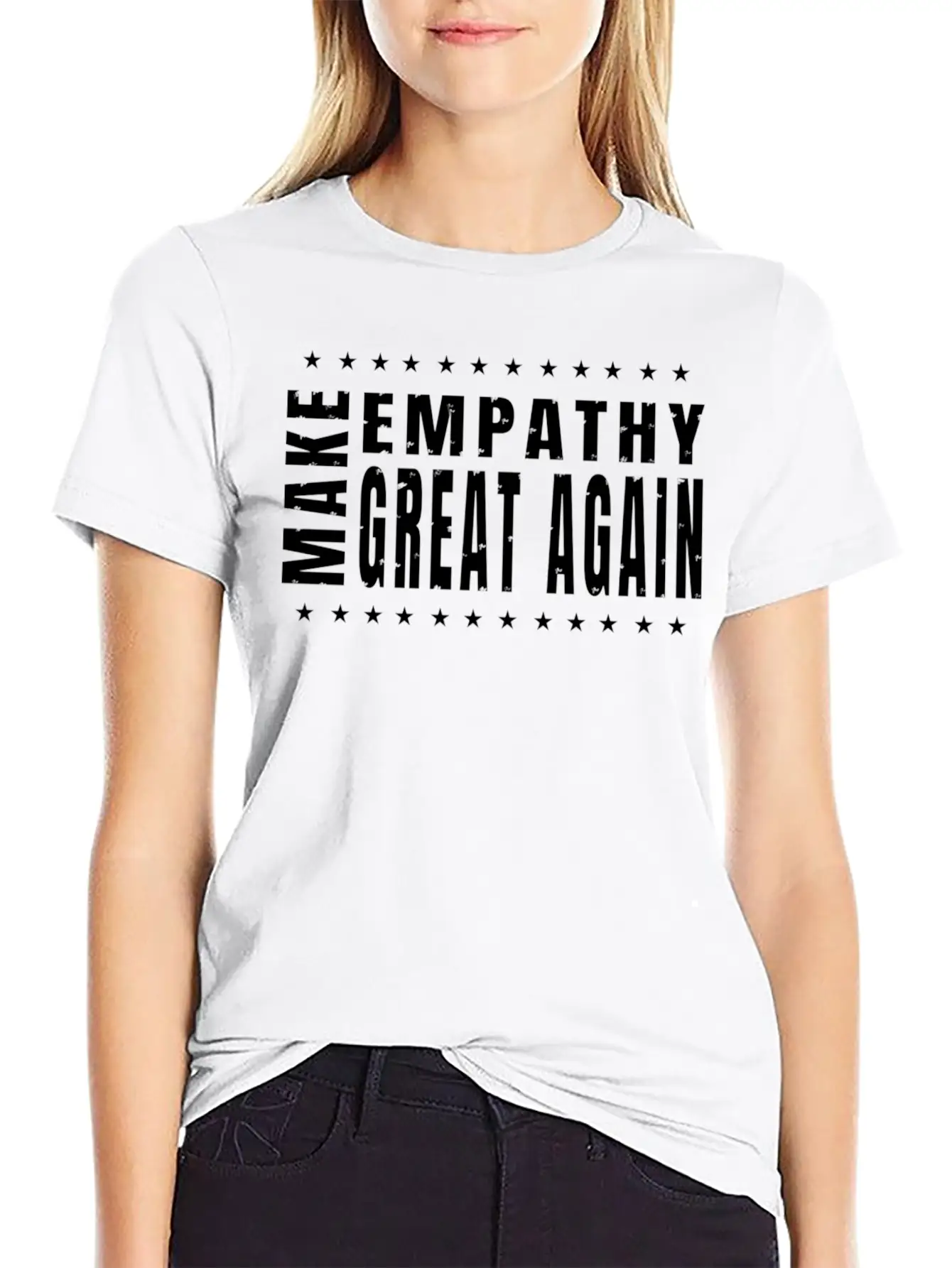 Make Empathy Great Again Basic Graphic T-Shirt – Daily Comfort In Soft Cotton