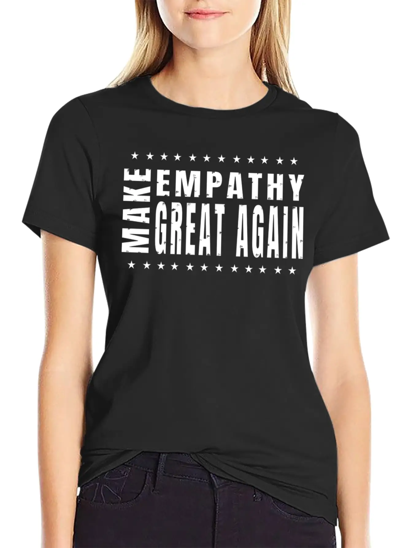 Make Empathy Great Again Basic Graphic T-Shirt – Daily Comfort In Soft Cotton
