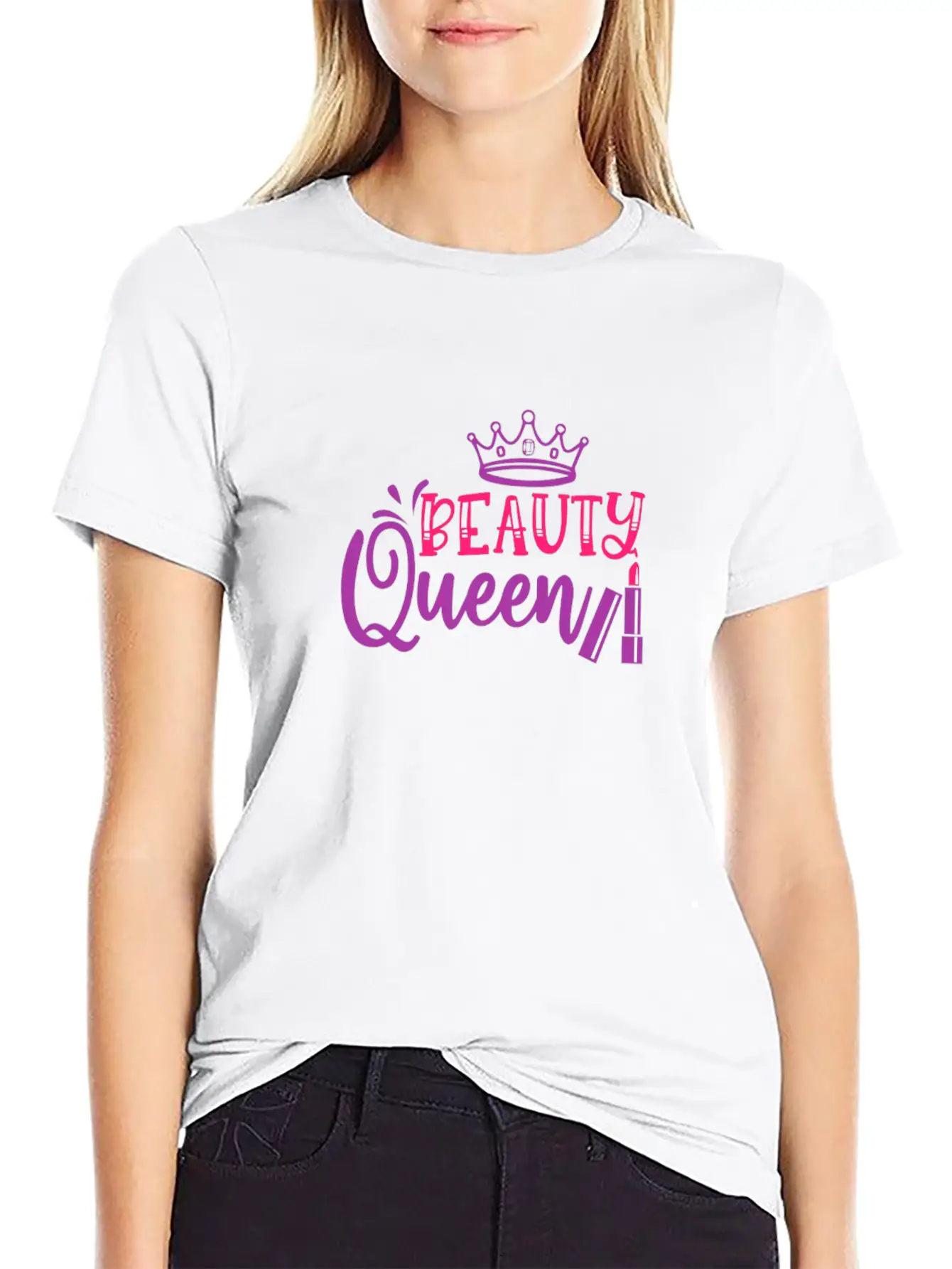 Make Up Makeup Beauty Queen Stylish Everyday T-Shirt – Unisex Basic Cotton Tee