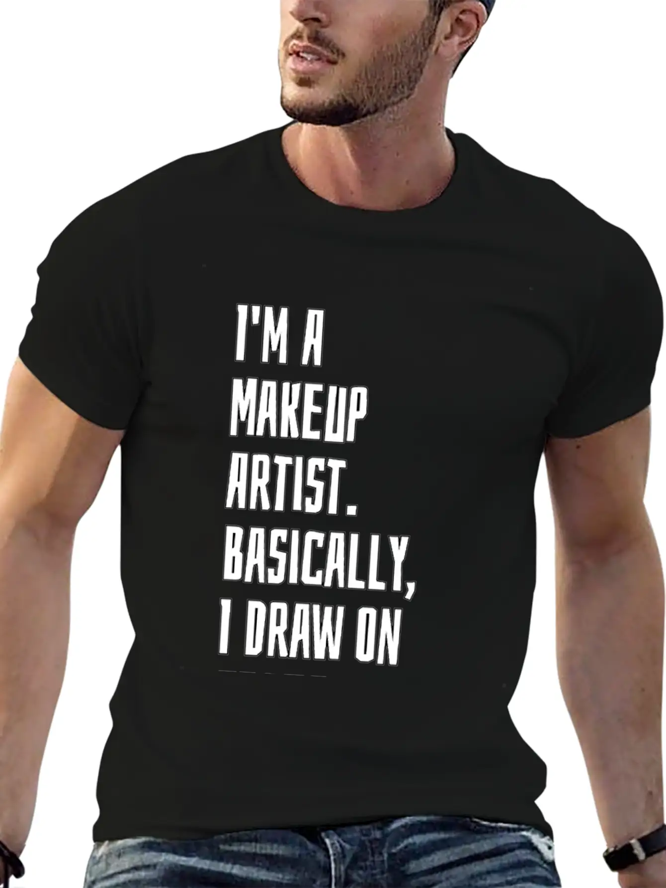 Makeup Artist Stylish Everyday T-Shirt – Unisex Basic Cotton Tee