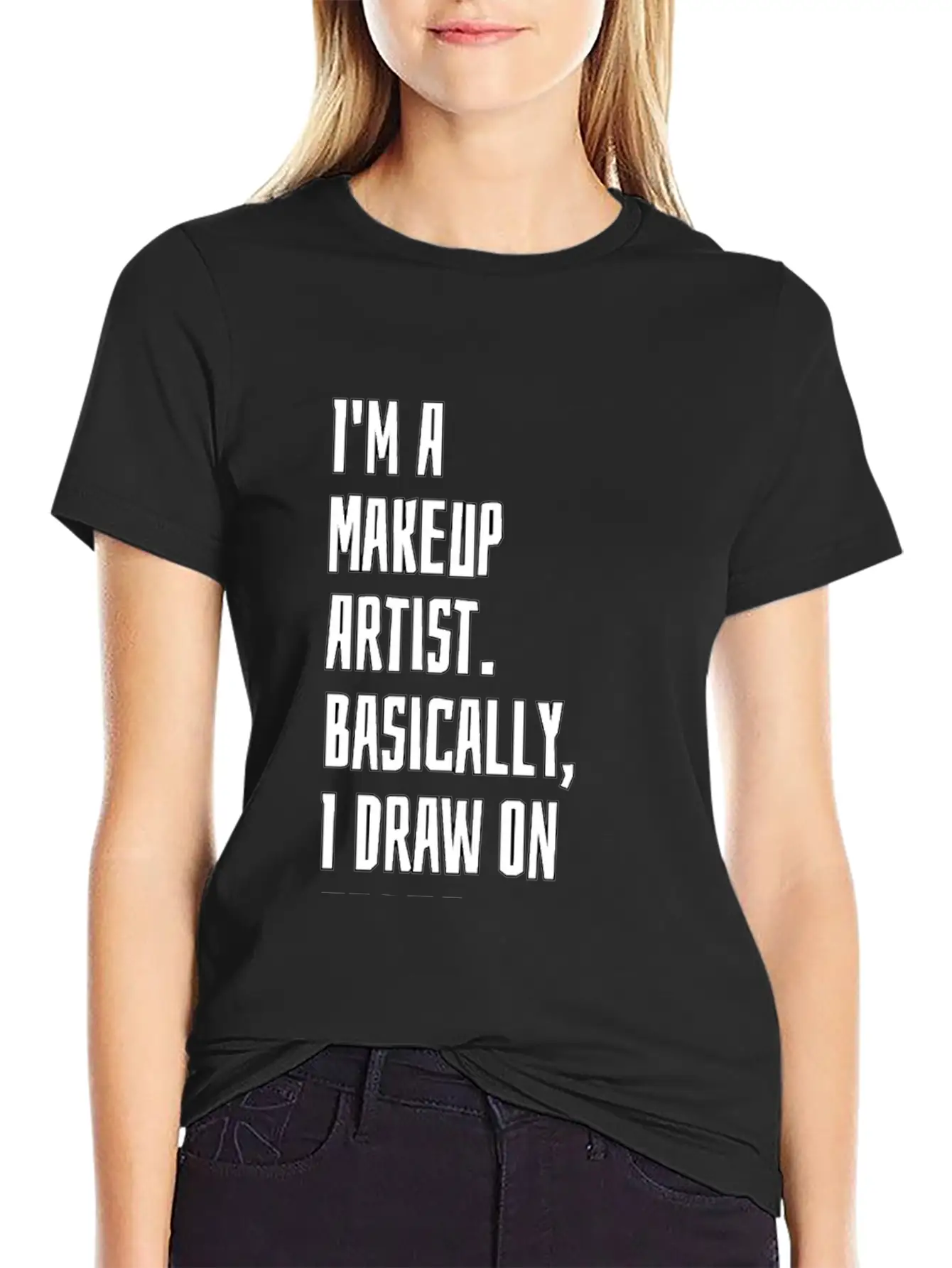Makeup Artist Stylish Everyday T-Shirt – Unisex Basic Cotton Tee