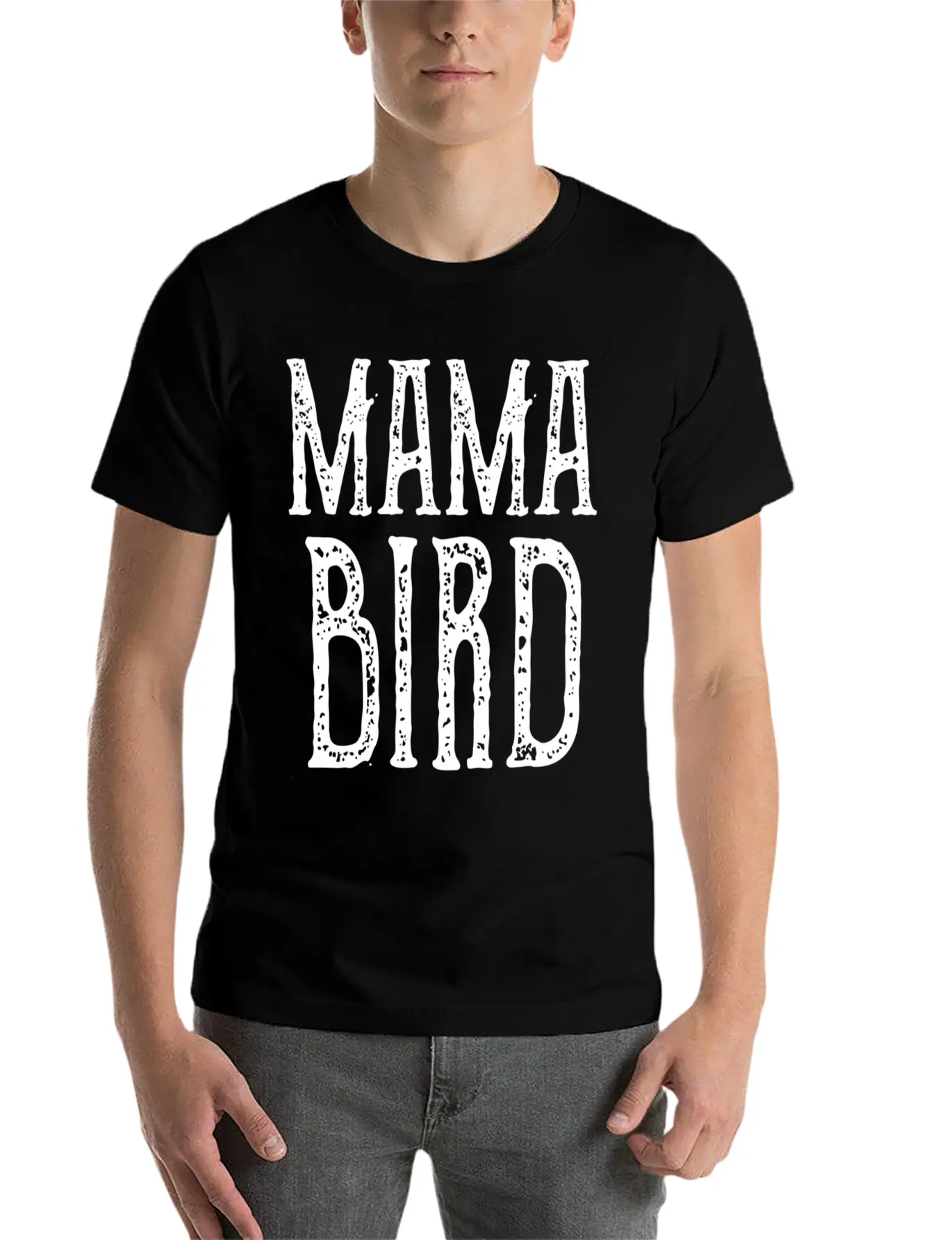 Mama Bird - Mothers Day Basic Graphic T-Shirt – Daily Comfort In Soft Cotton