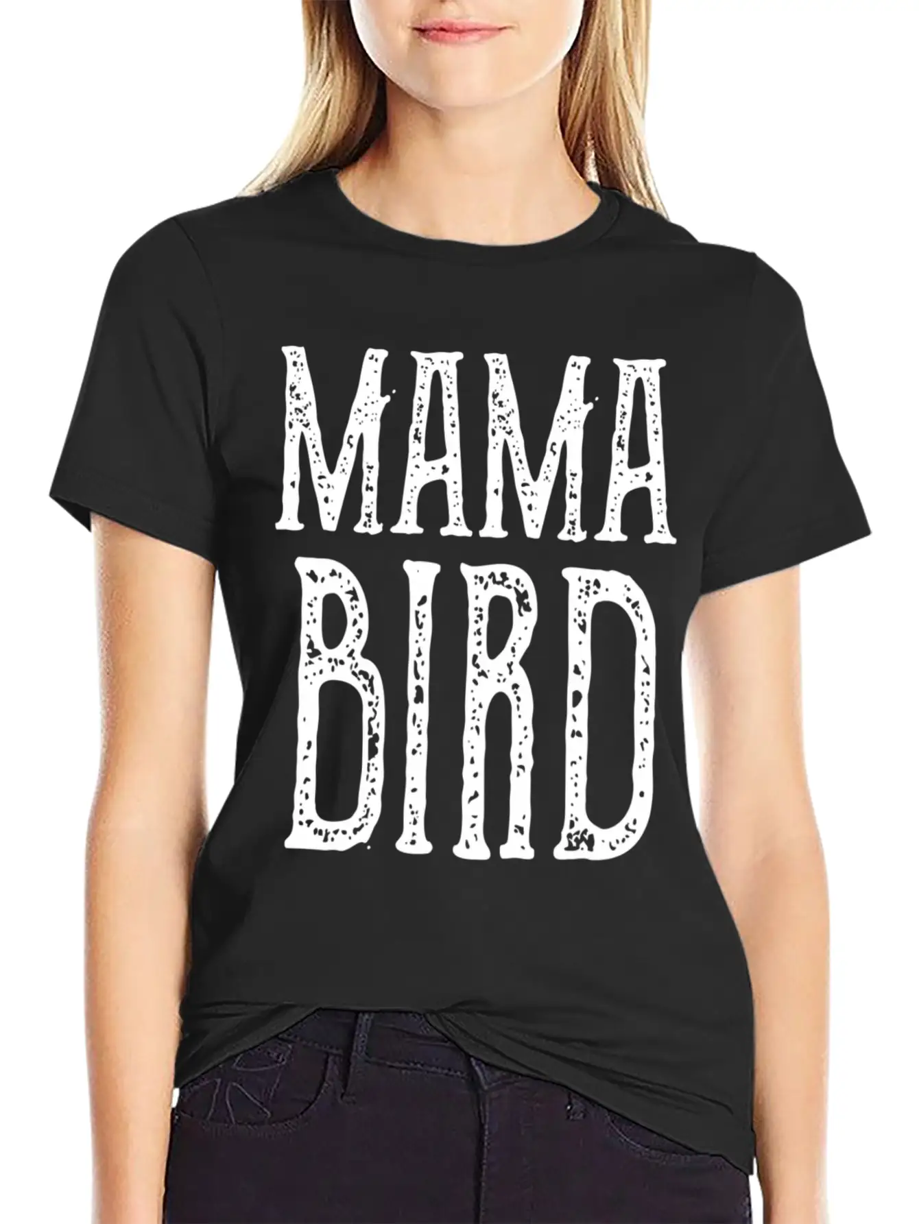 Mama Bird - Mothers Day Basic Graphic T-Shirt – Daily Comfort In Soft Cotton