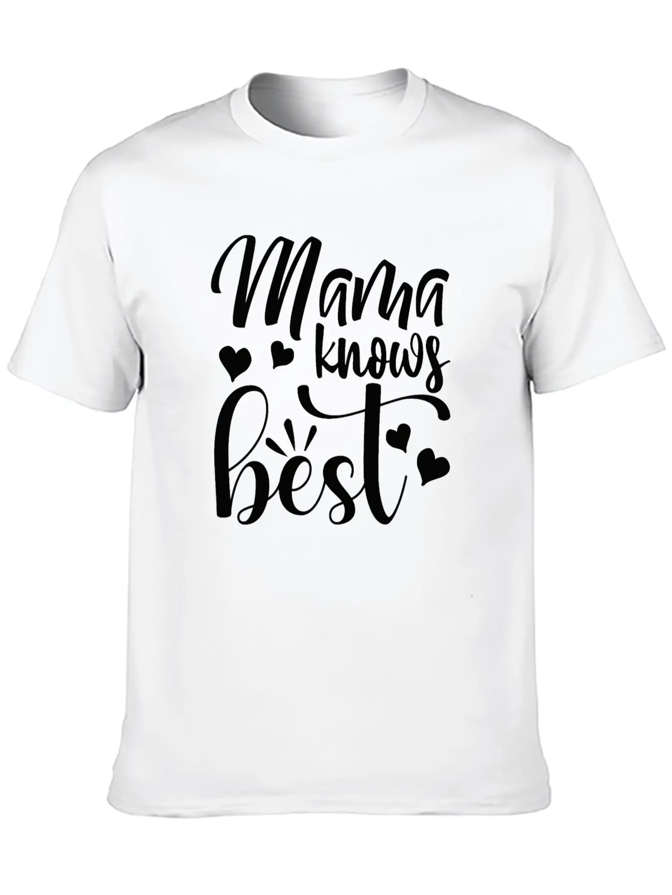 Mama Knows Best Stylish Everyday T-Shirt – Unisex Basic Cotton Tee