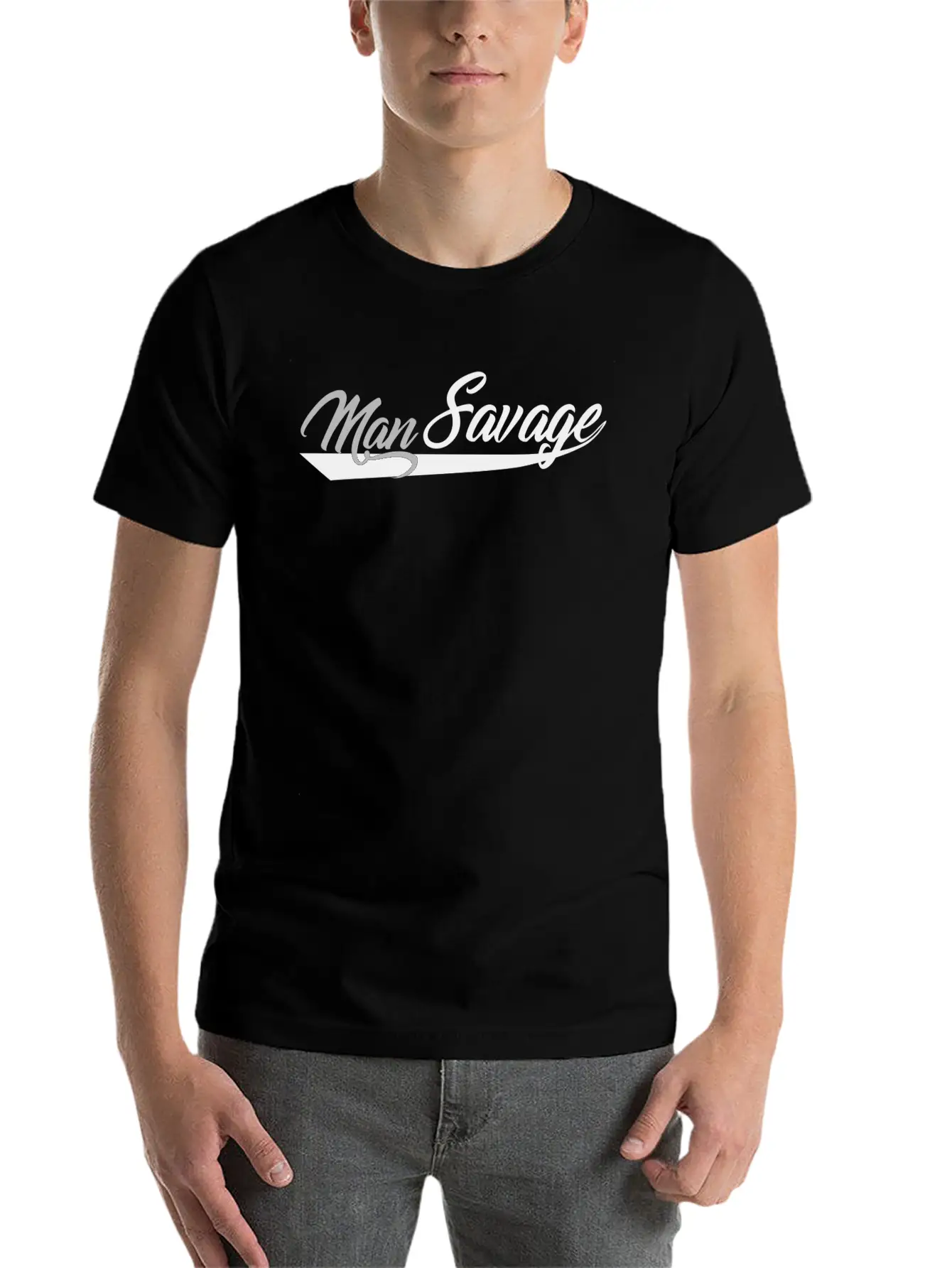 Man Savage Stylish Everyday T-Shirt – Unisex Basic Cotton Tee