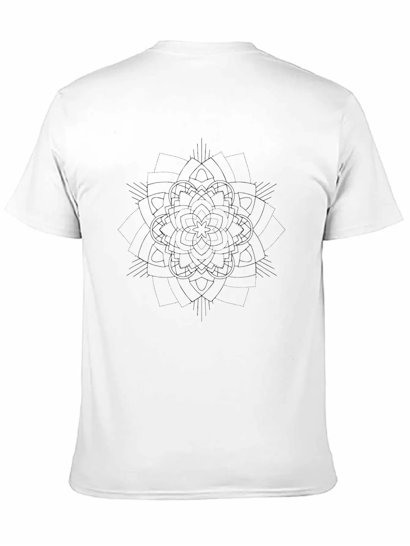 Mandala Oldschool MANDALA Ink Tattoo Newschool Mod Lightweight Cotton T-Shirt – Daily Comfort Graphic Shirt
