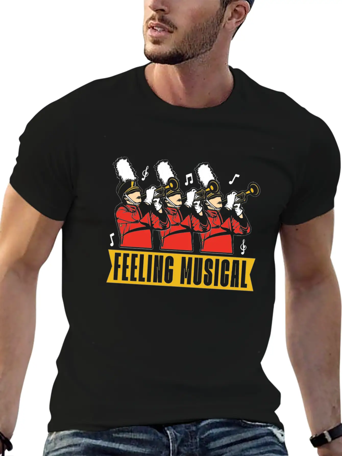 Marching Band Humor Stylish Everyday T-Shirt – Unisex Basic Cotton Tee