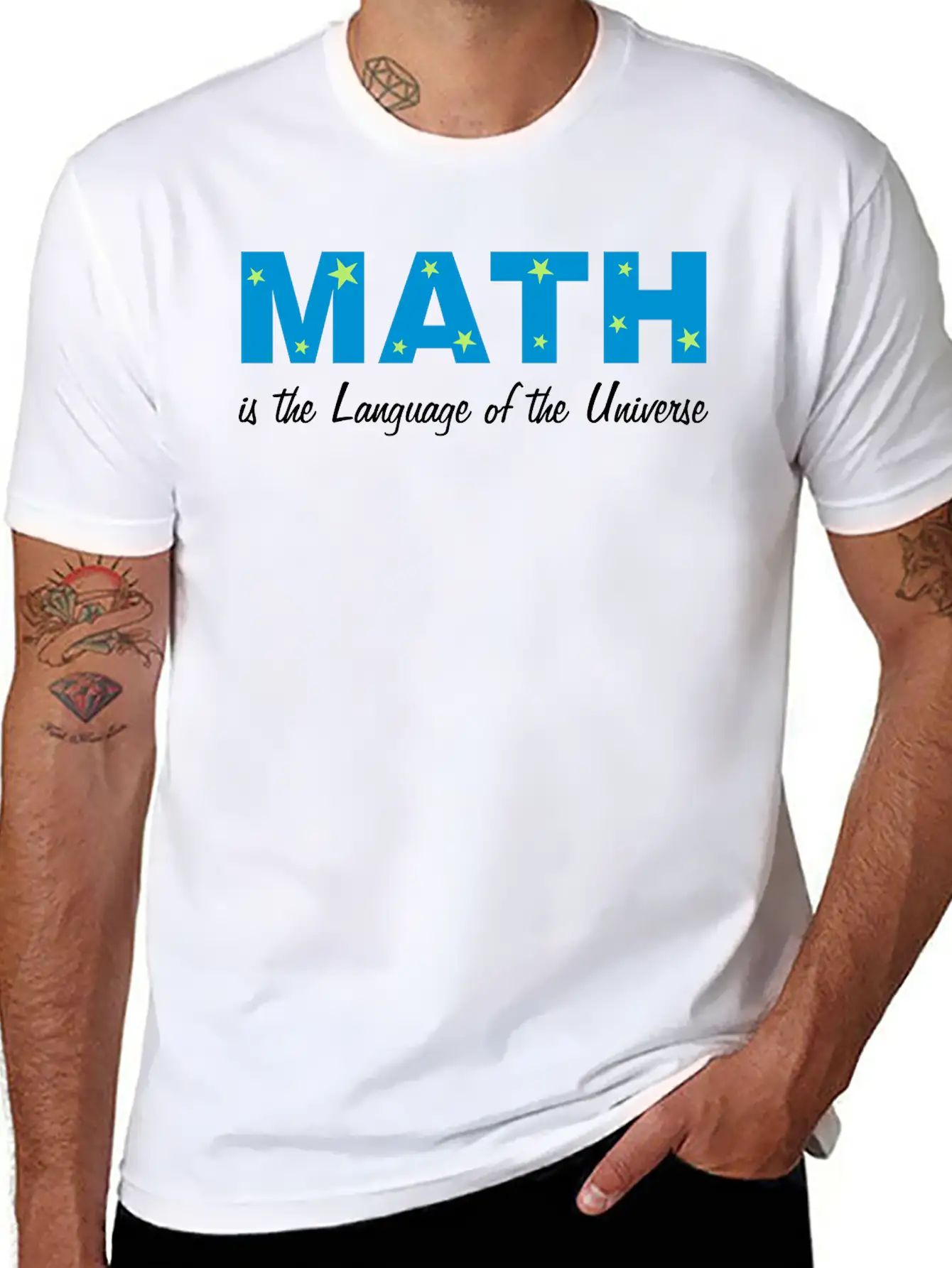 Math Universe Stylish Everyday T-Shirt – Unisex Basic Cotton Tee