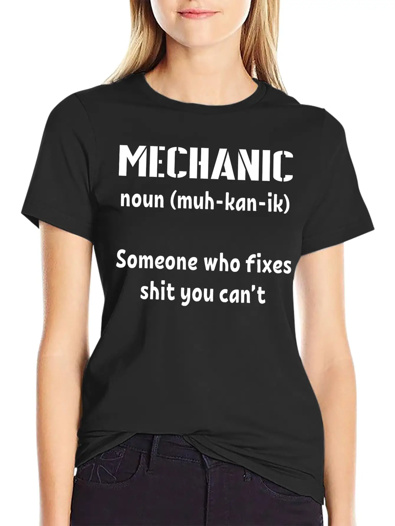 Mechanic Tshirt Funny Basic Graphic T-Shirt – Daily Comfort In Soft Cotton