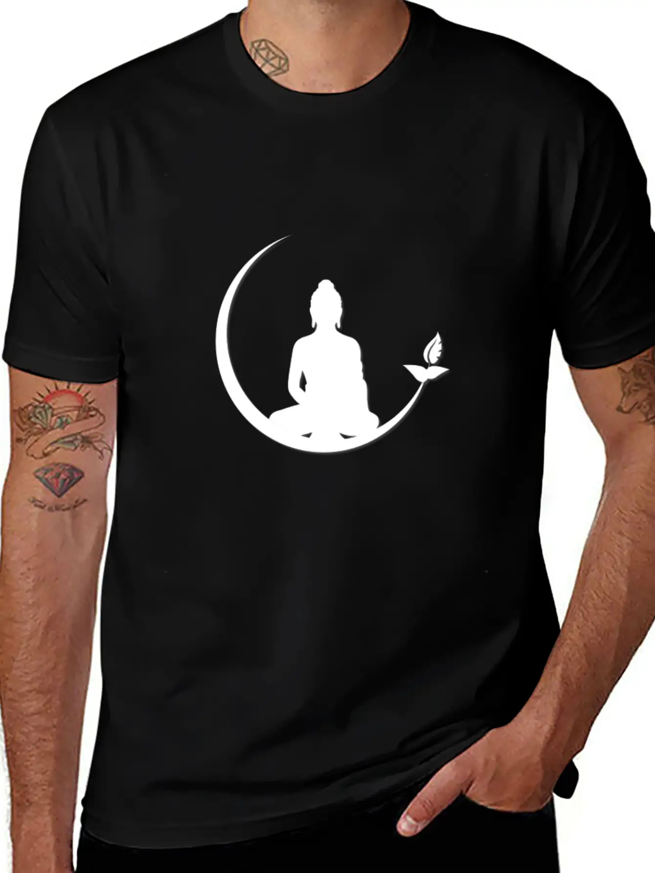 Meditation Simple Everyday Graphic Tee – Lightweight Summer Wear