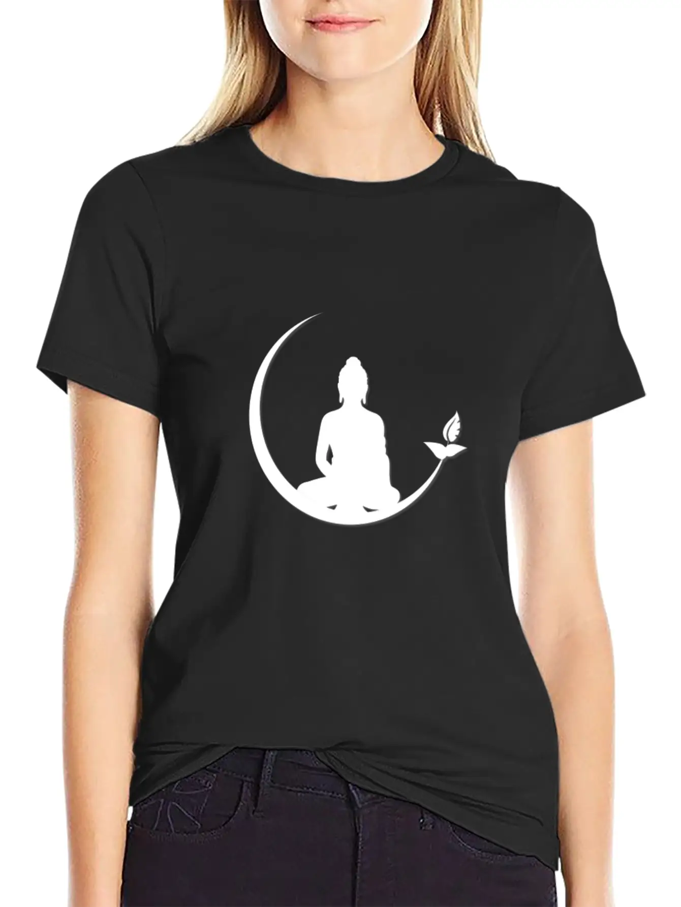 Meditation Simple Everyday Graphic Tee – Lightweight Summer Wear